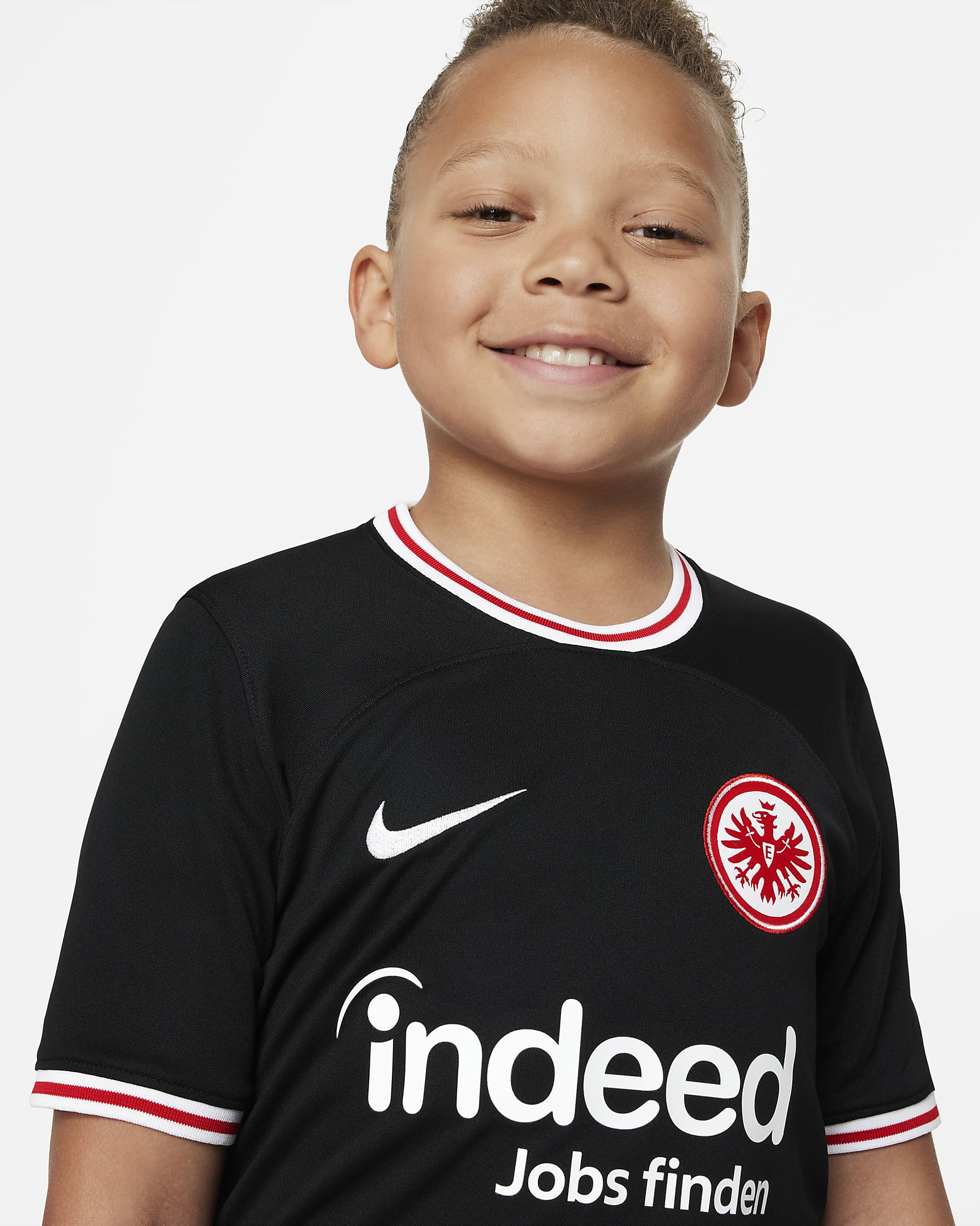 Eintracht Frankfurt 2023 24 Stadium Away Older Kids Nike Dri FIT 