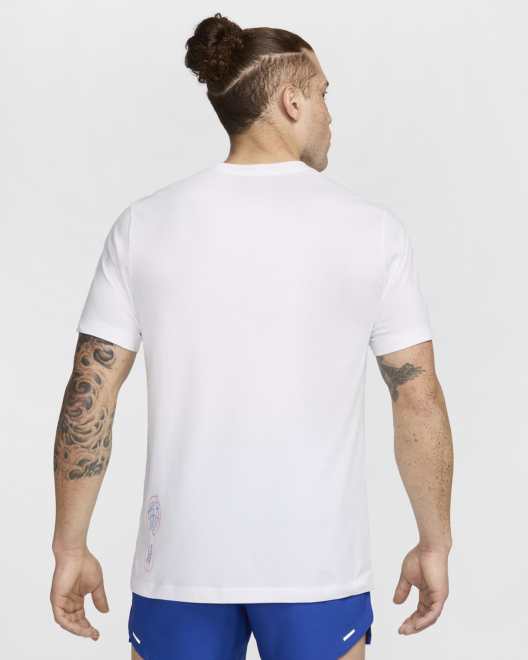 Nike Men's Dri-FIT Running T-Shirt - White