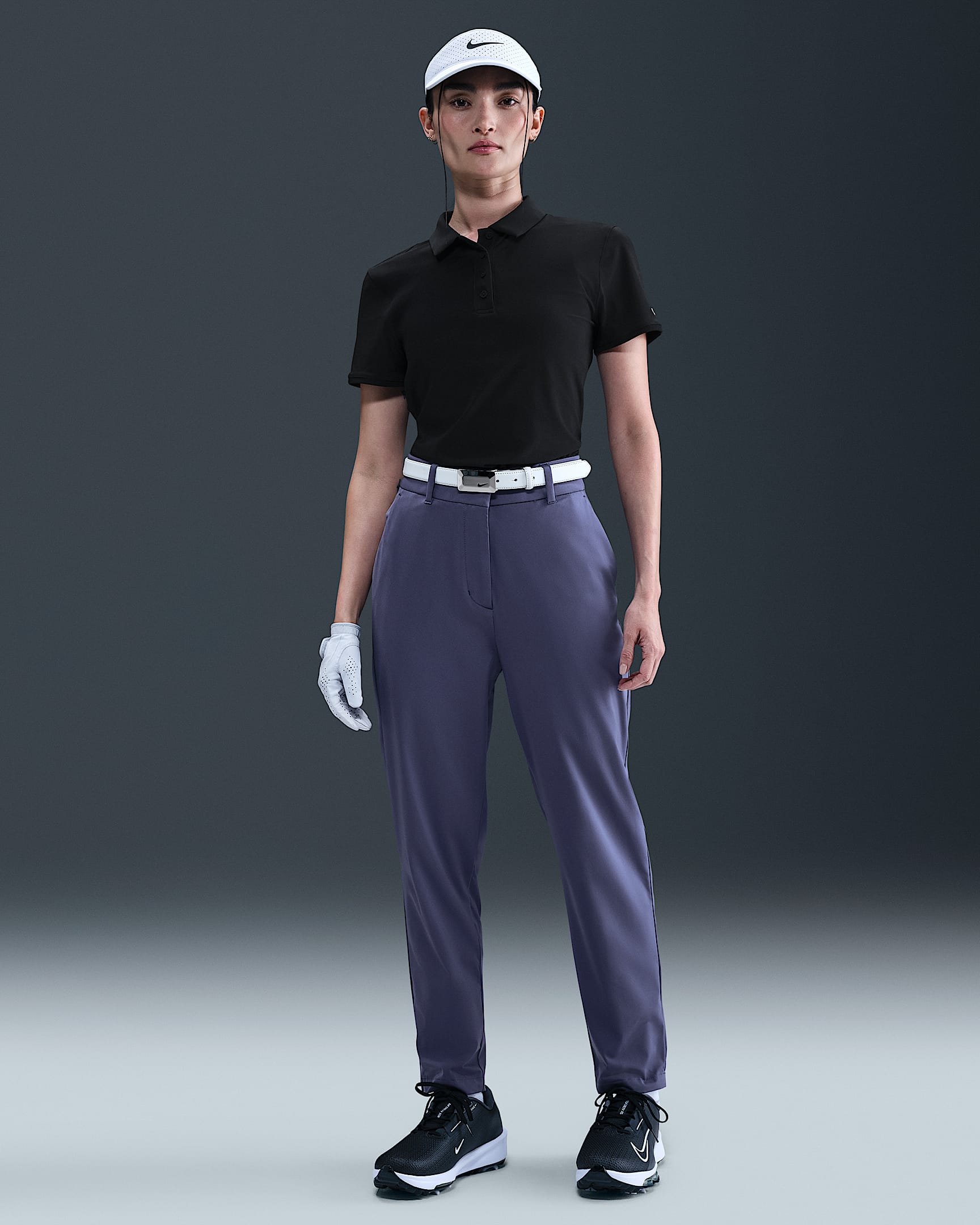 Nike Tour Women's Dri-FIT Golf Trousers - Sanded Purple/White