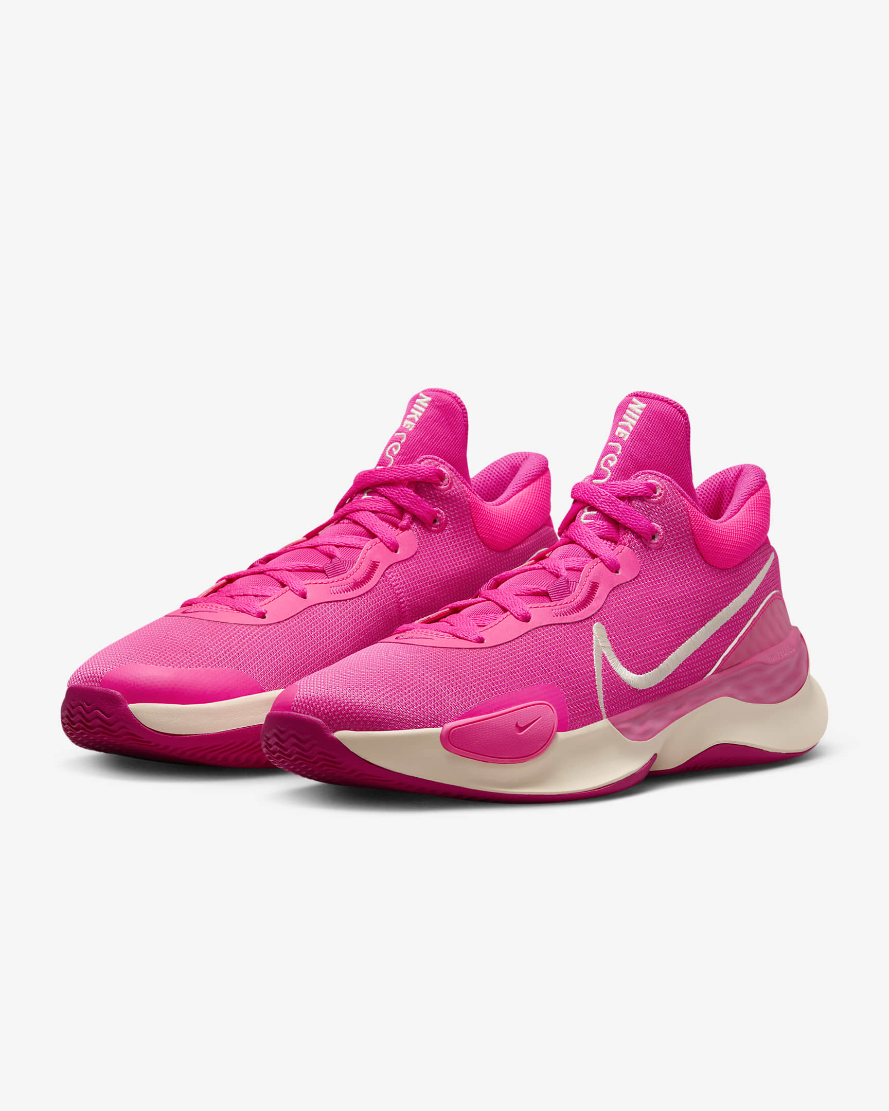 Nike Elevate 3 Basketball Shoes - Fierce Pink/Fireberry/Hyper Pink/Guava Ice