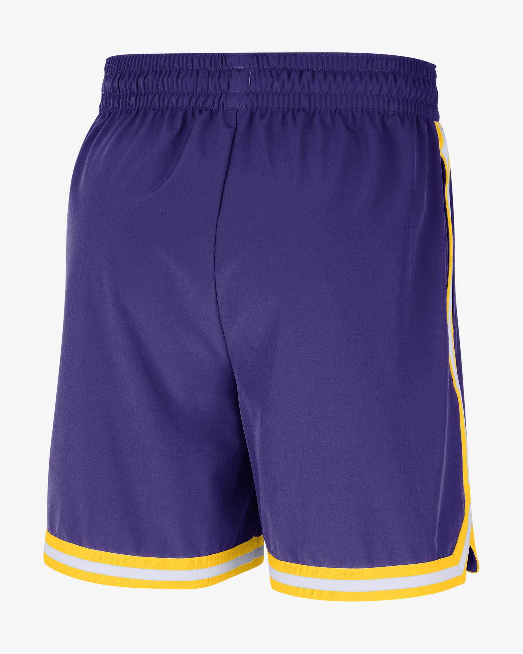 กางเกงขาสั้น 6 นิ้ว Nike Dri-FIT NBA ผู้ชาย Los Angeles Lakers DNA - Field Purple/Amarillo/ขาว