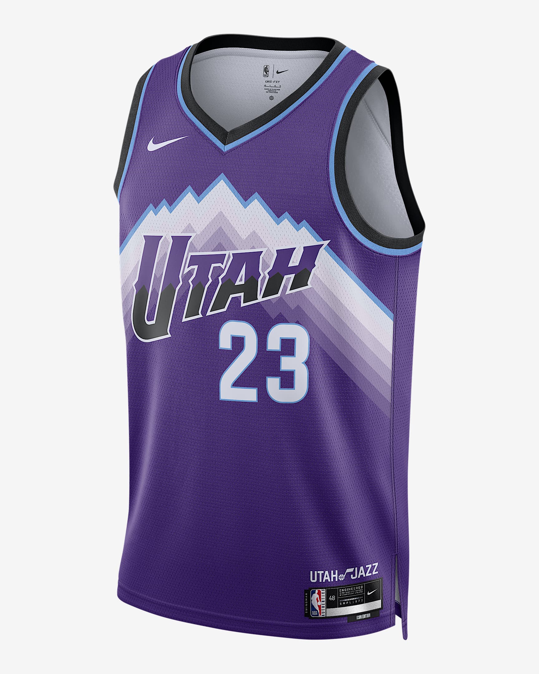 Lauri Markkanen Utah Jazz 2025/26 Icon Edition Men's Nike Dri-FIT NBA Swingman Jersey - Field Purple