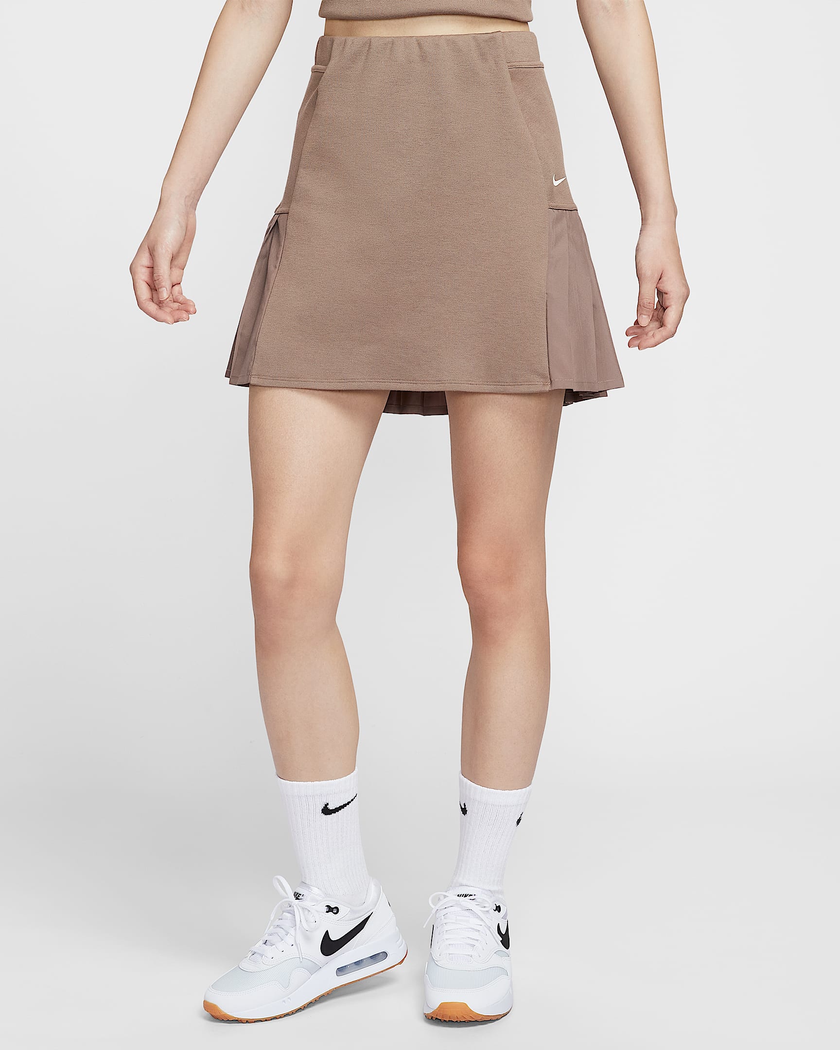 Nike Women's Golf Skirt - Mink Brown/Sail