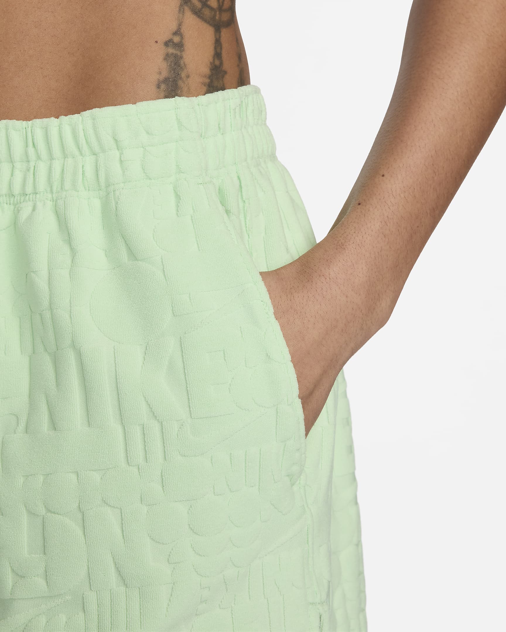 Shorts para salida de baño para mujer Nike Swim Retro Flow - Verde vapor