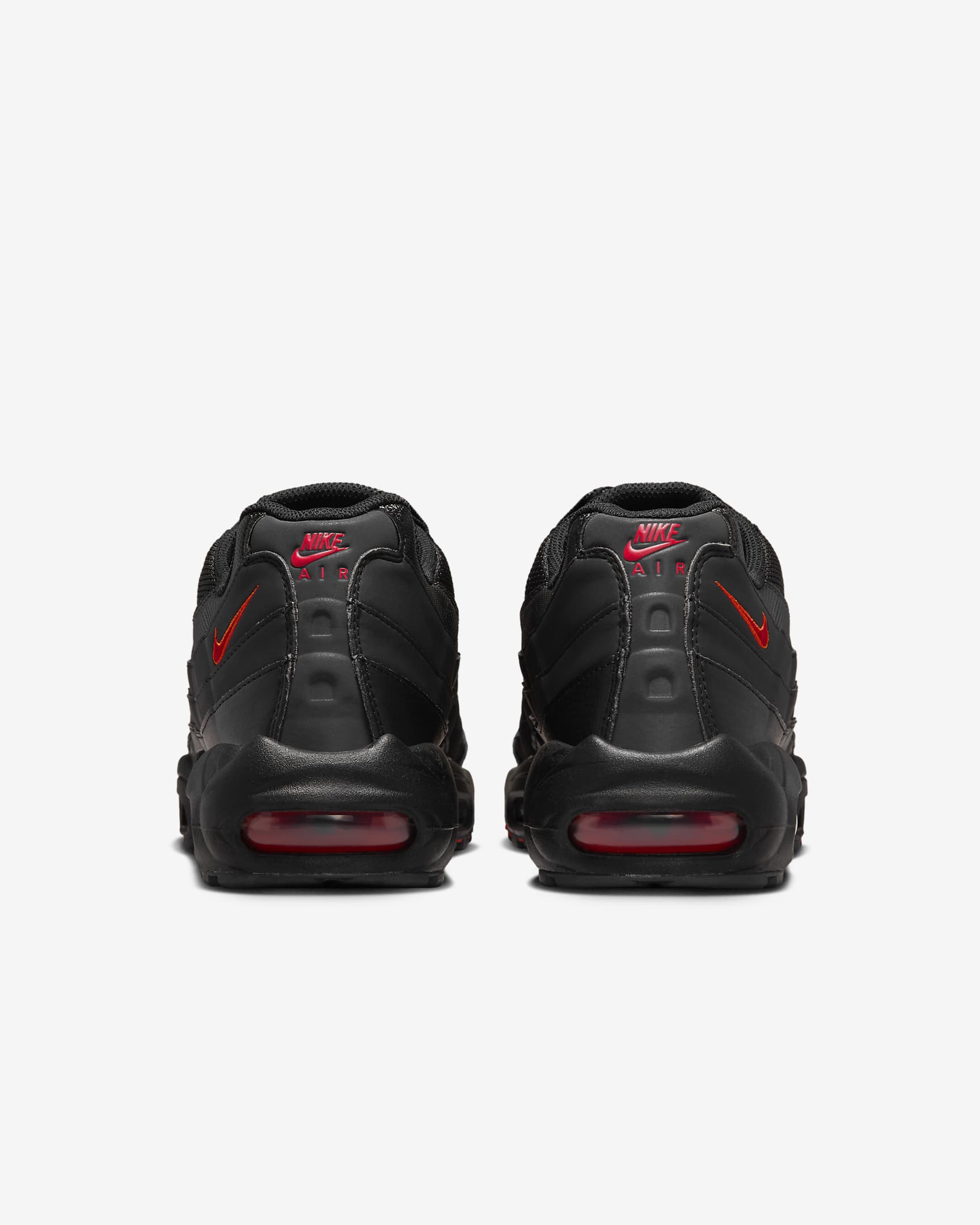 Nike Air Max 95 Men's Shoes - Black/Safety Orange/University Red