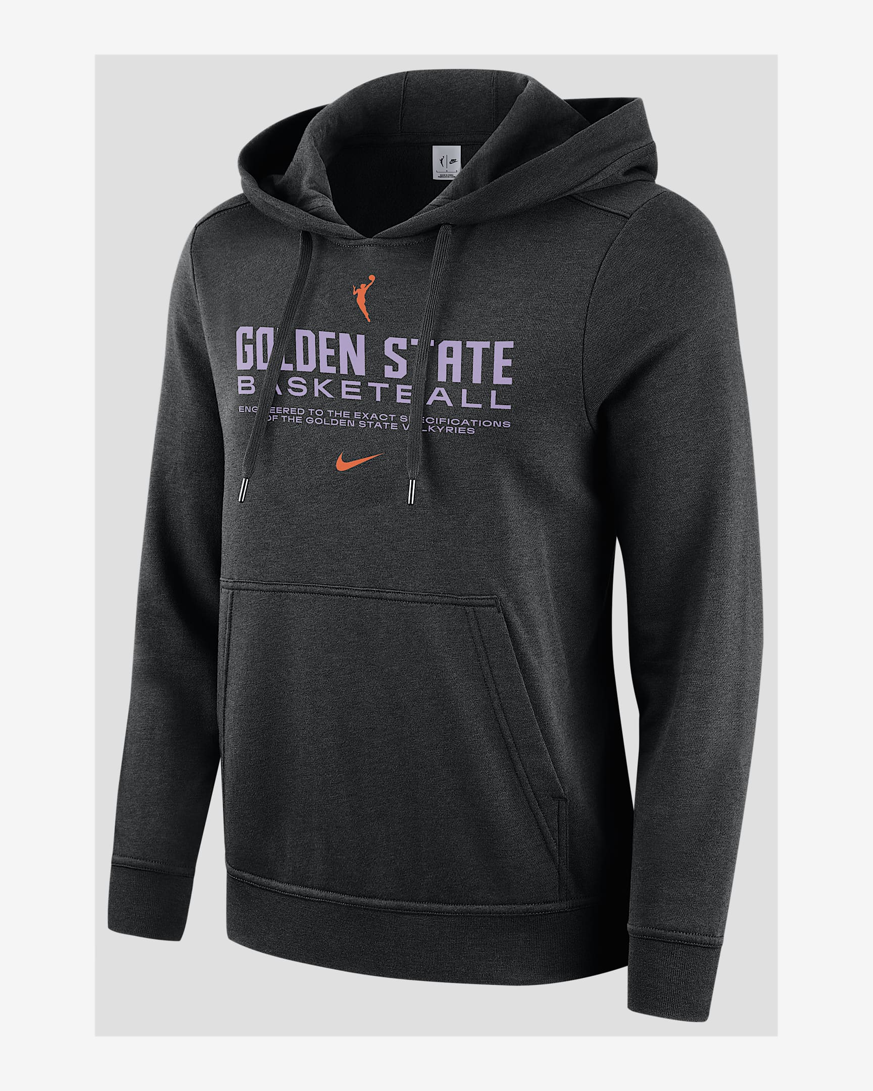 Golden State Valkyries Club Women's Nike WNBA Pullover Hoodie - Black