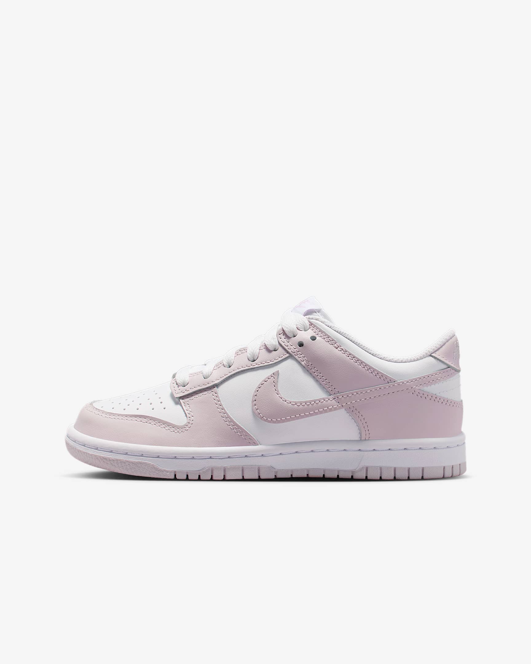 Nike Dunk Low Schuh für ältere Kinder - Weiß/Light Violet/Light Violet