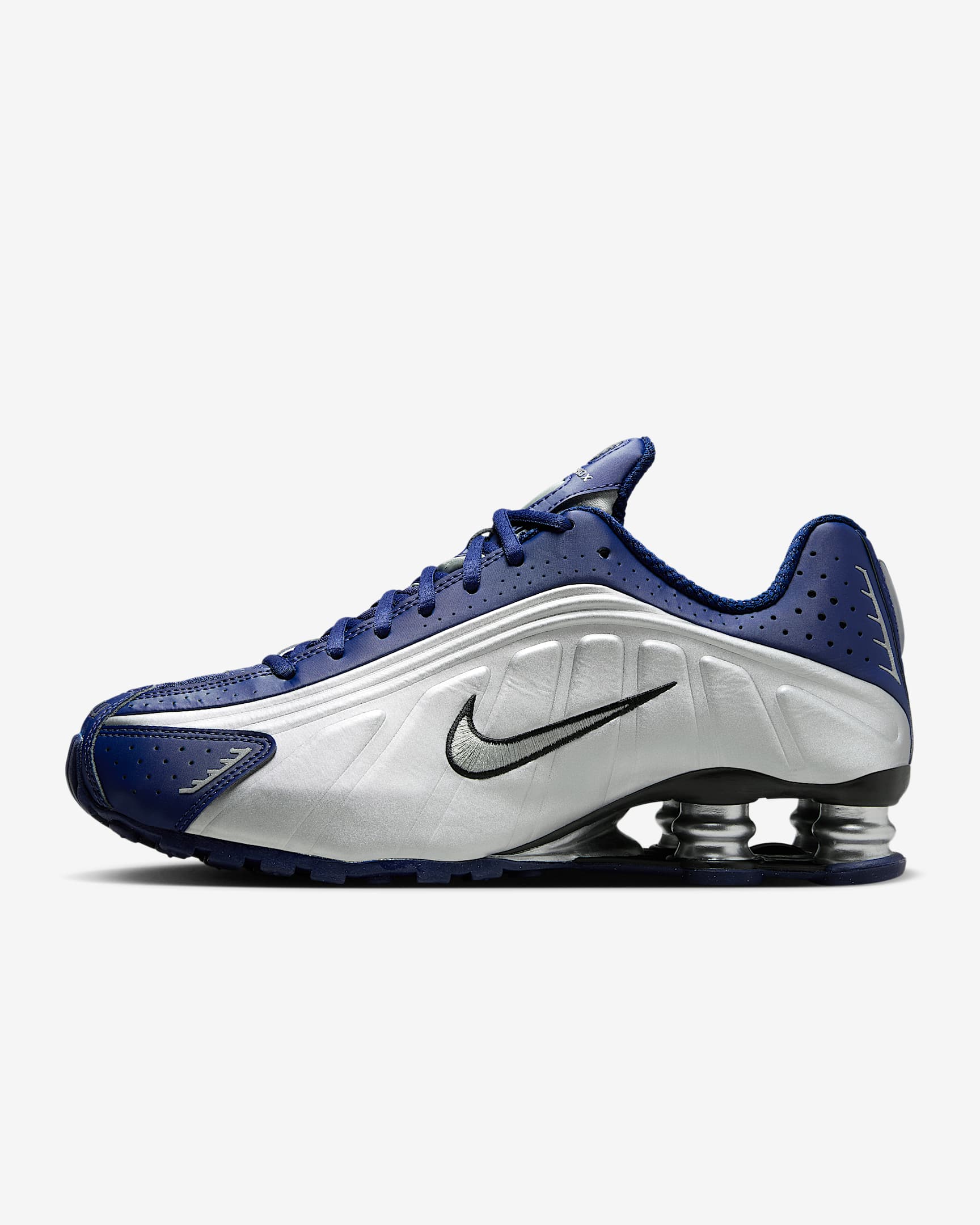 Scarpa Nike Shox R4 – Donna - Blue Void/Nero/Argento metallizzato