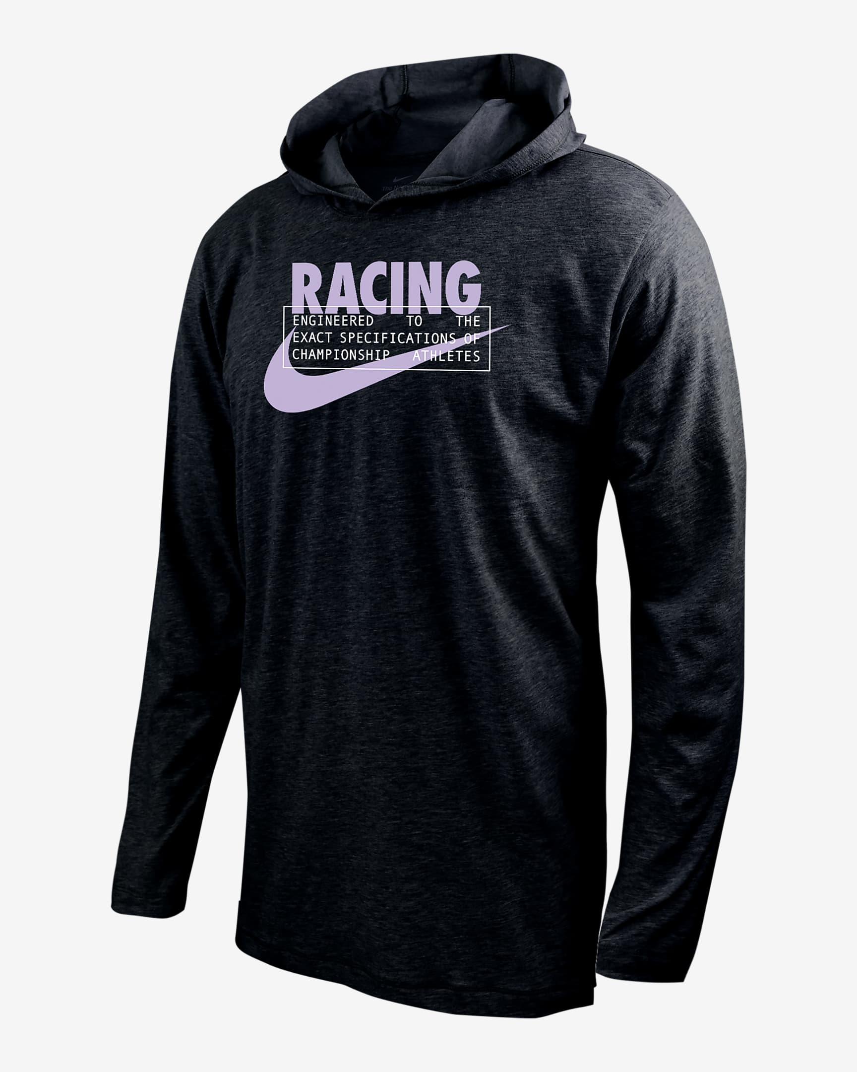 Racing Louisville Men's Nike Soccer Long-Sleeve Hooded T-Shirt - Black