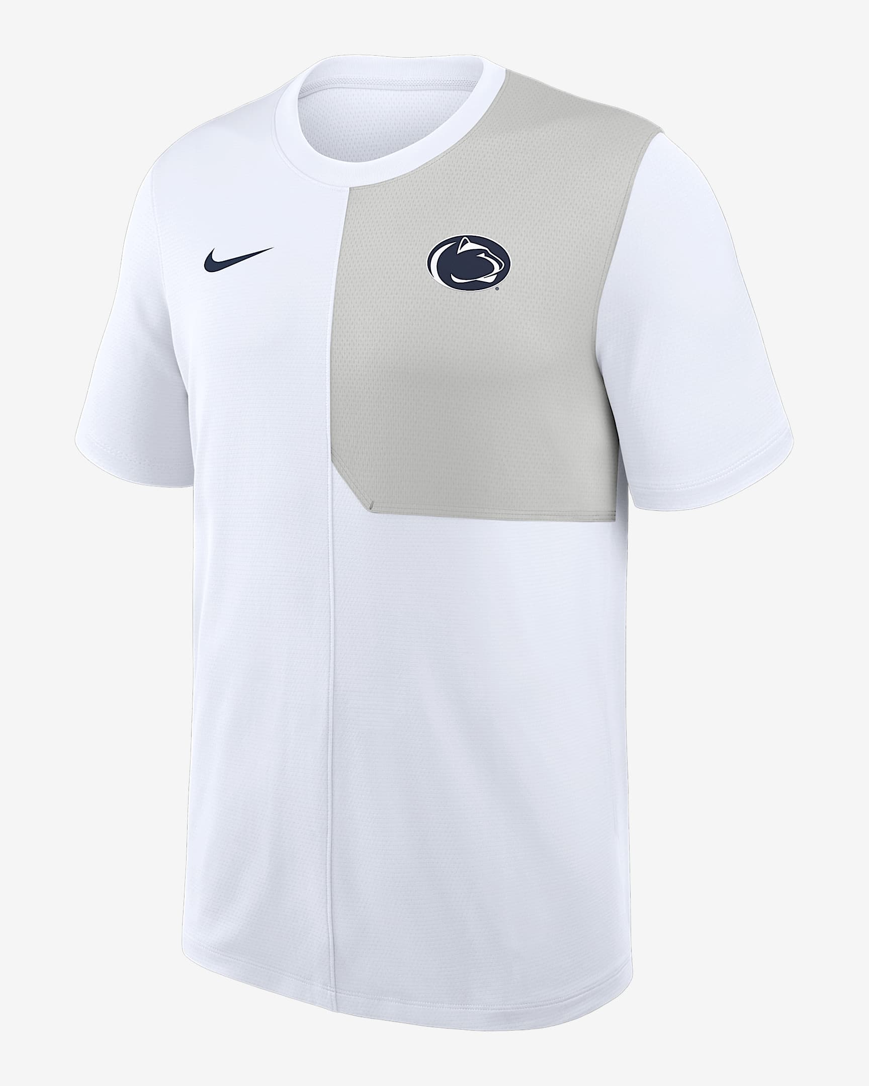 Playera universitaria Nike Dri-FIT para hombre Penn State Sideline Coach - Blanco