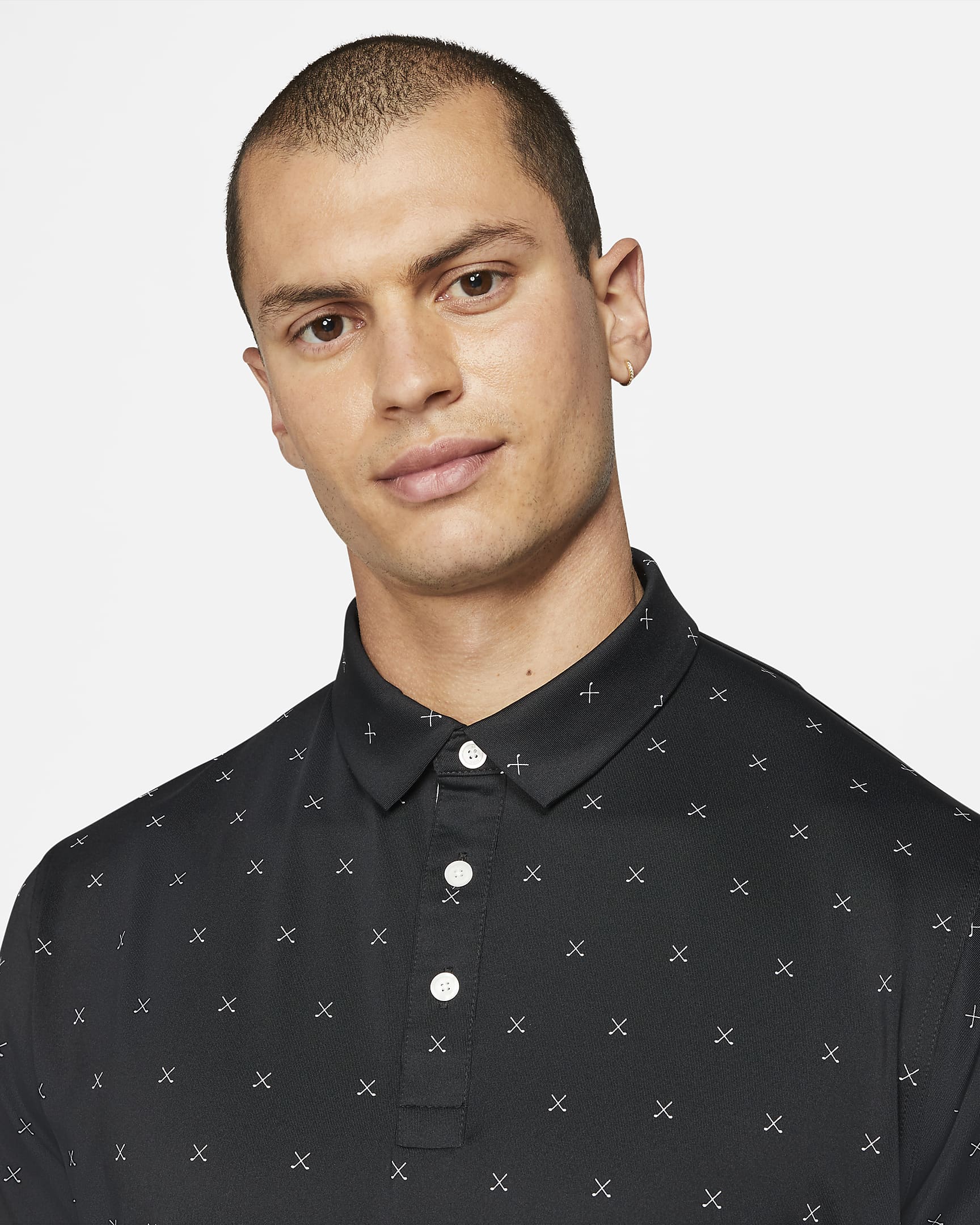 Nike DriFIT Player Men's Printed Golf Polo. Nike CH