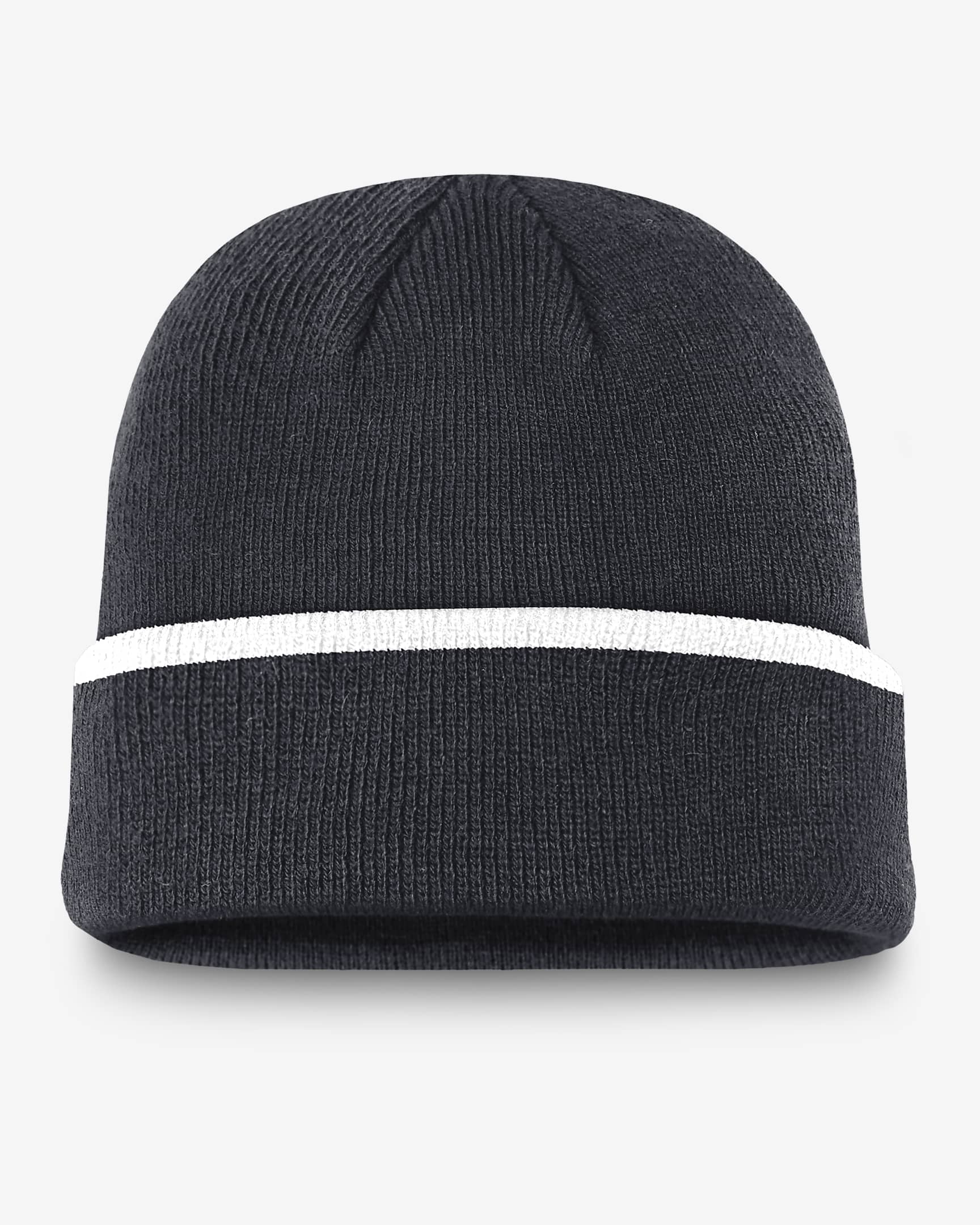 New York Yankees Terra Men's Nike MLB Cuffed Beanie - Navy