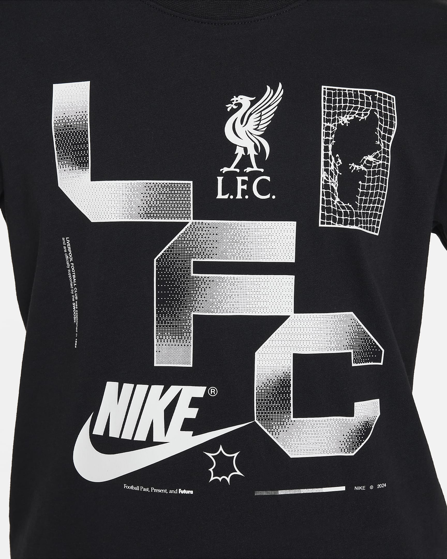 Liverpool FC Big Kids' Nike Soccer T-Shirt - Black