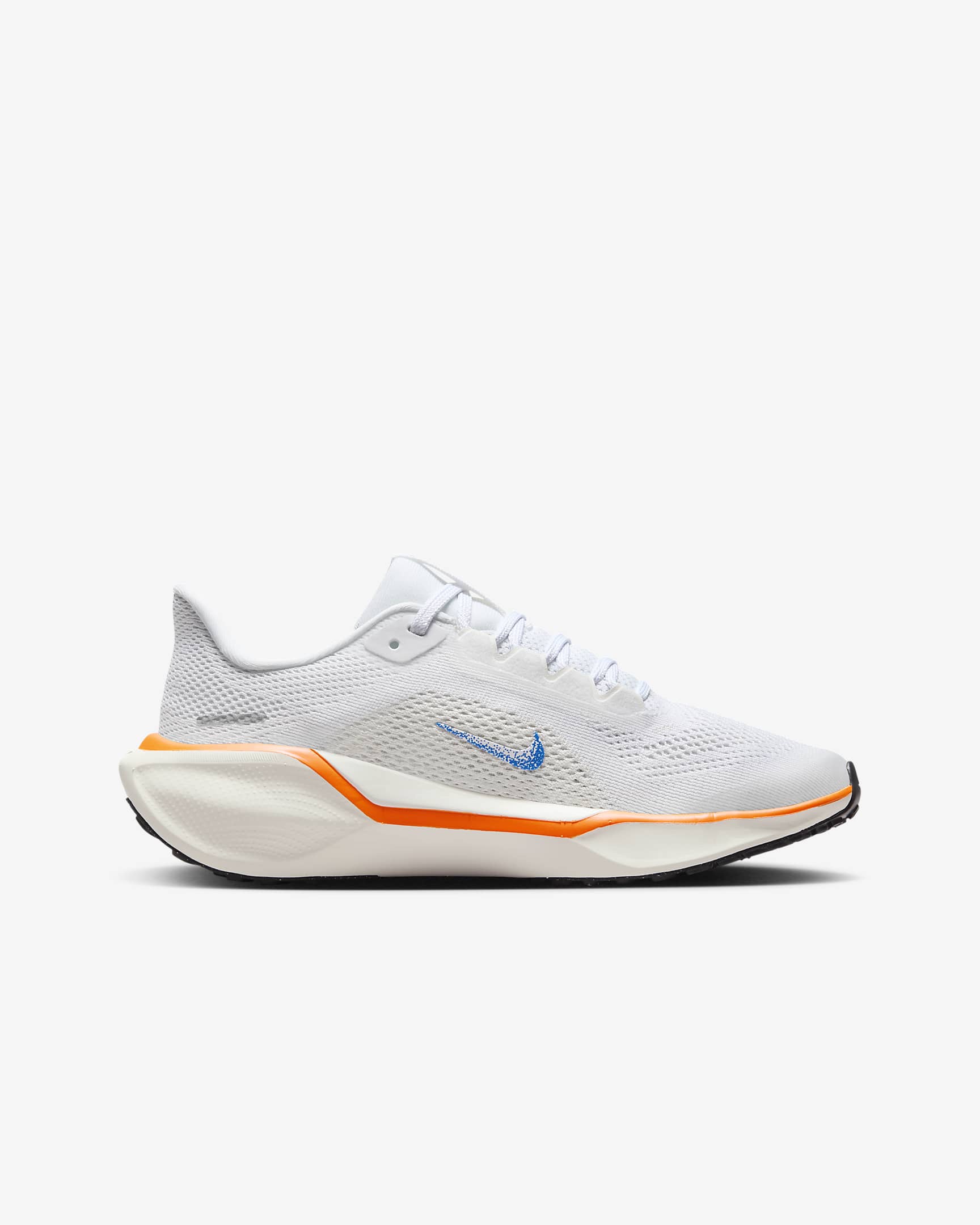 Nike Pegasus 41 Blueprint Older Kids' Road Running Shoes - White/Sail/Platinum Tint/Racer Blue