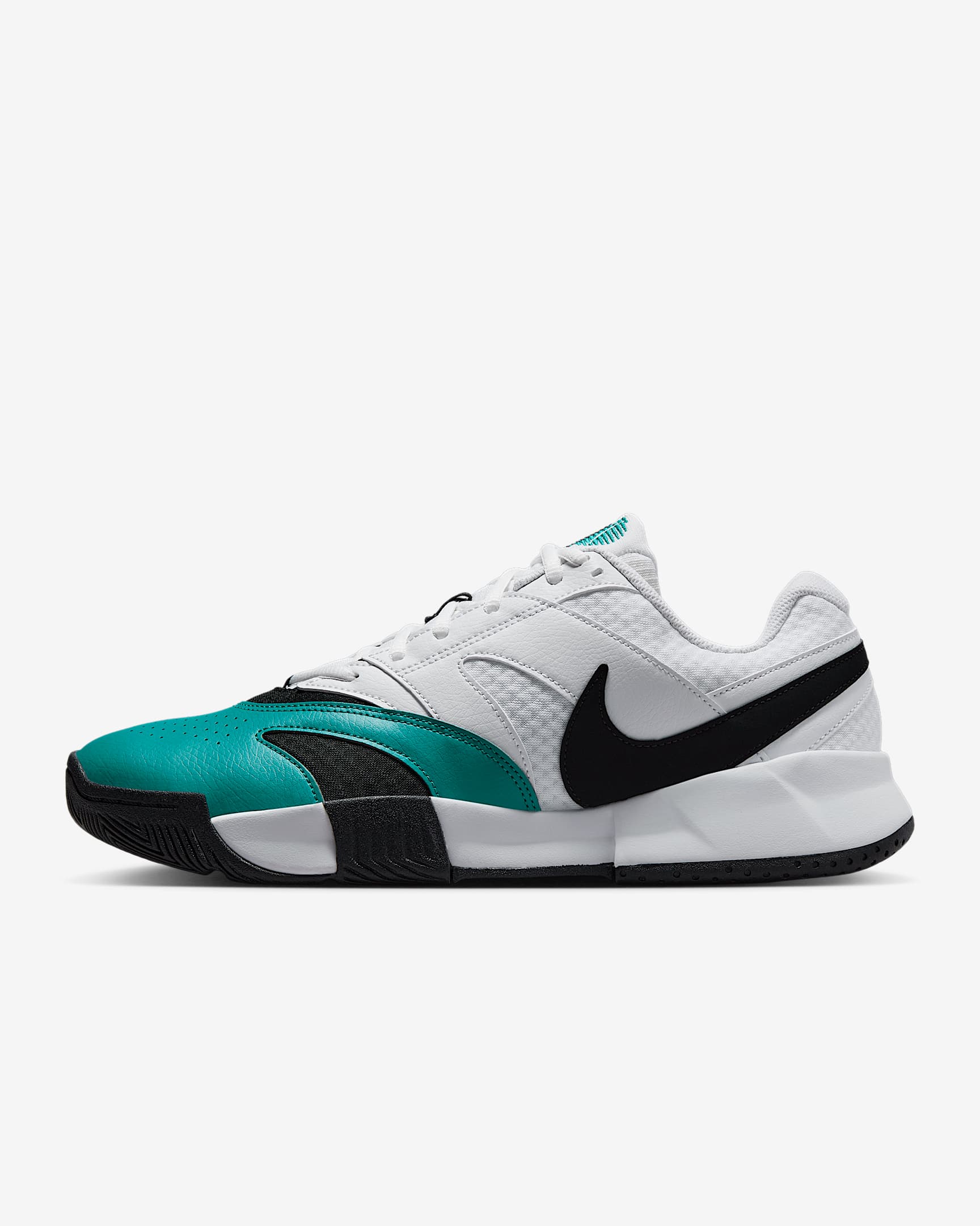 Tenis de tenis para hombre NikeCourt Lite 4 - Blanco/Esmeralda radiante/Negro