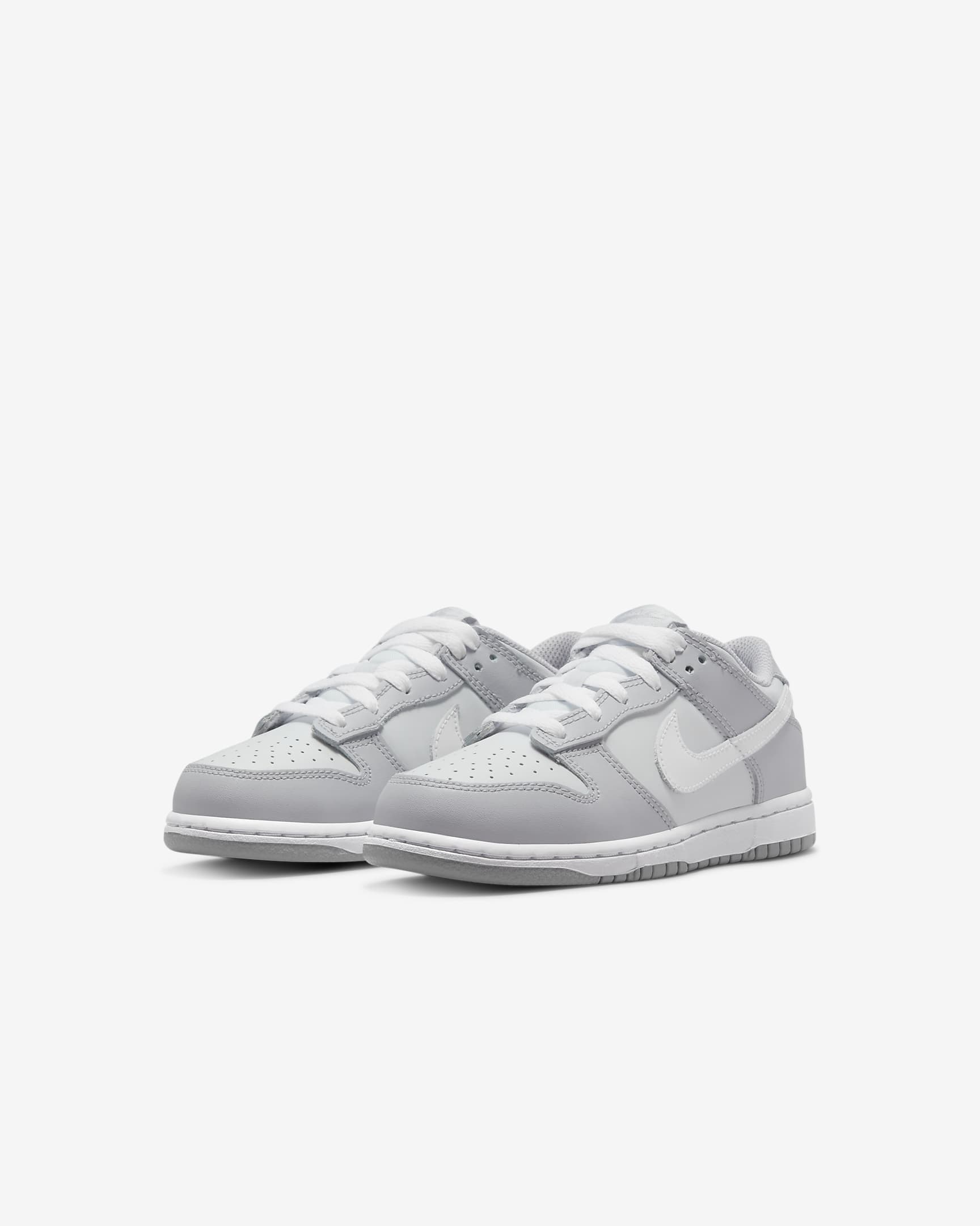 Nike Dunk Low Kleuterschoenen - Pure Platinum/Wolf Grey/Wit