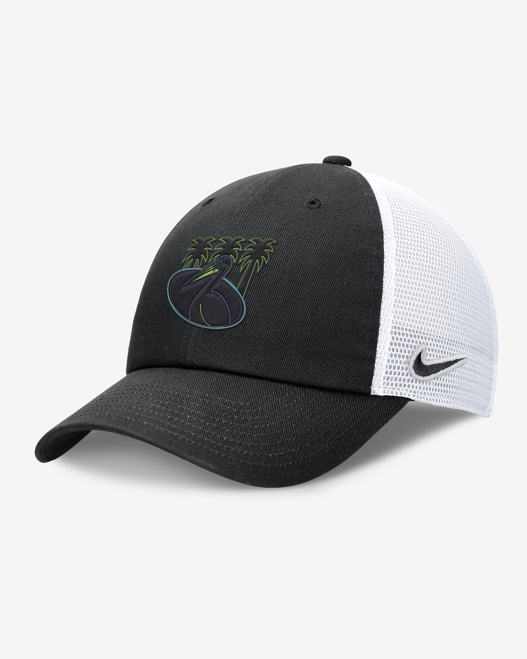 Tampa Bay Rays City Connect Club Men's Nike MLB Trucker Adjustable Hat ...