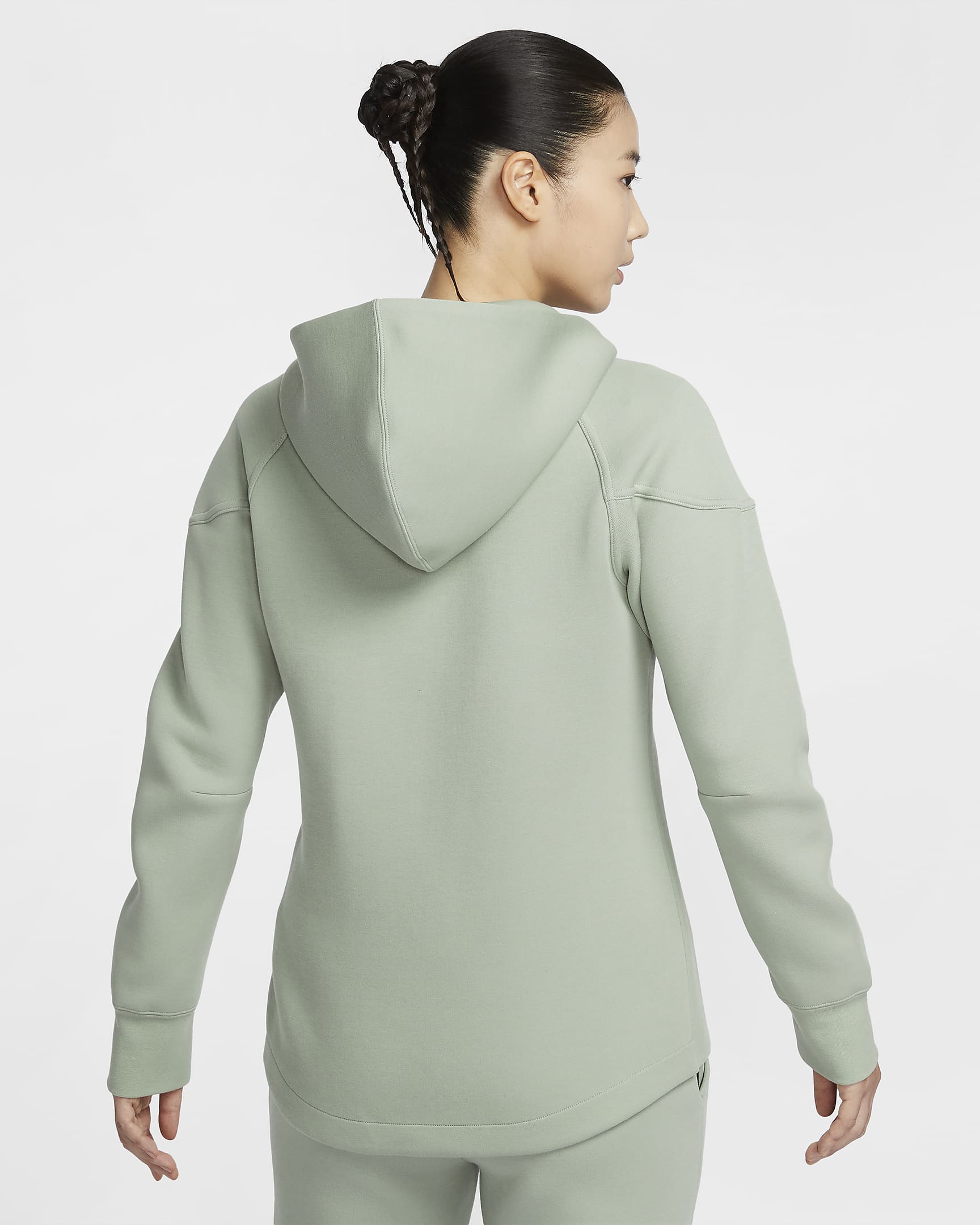 Nike Sportswear Tech Fleece Windrunner Women's Full-Zip Hoodie - Jade Horizon/Black