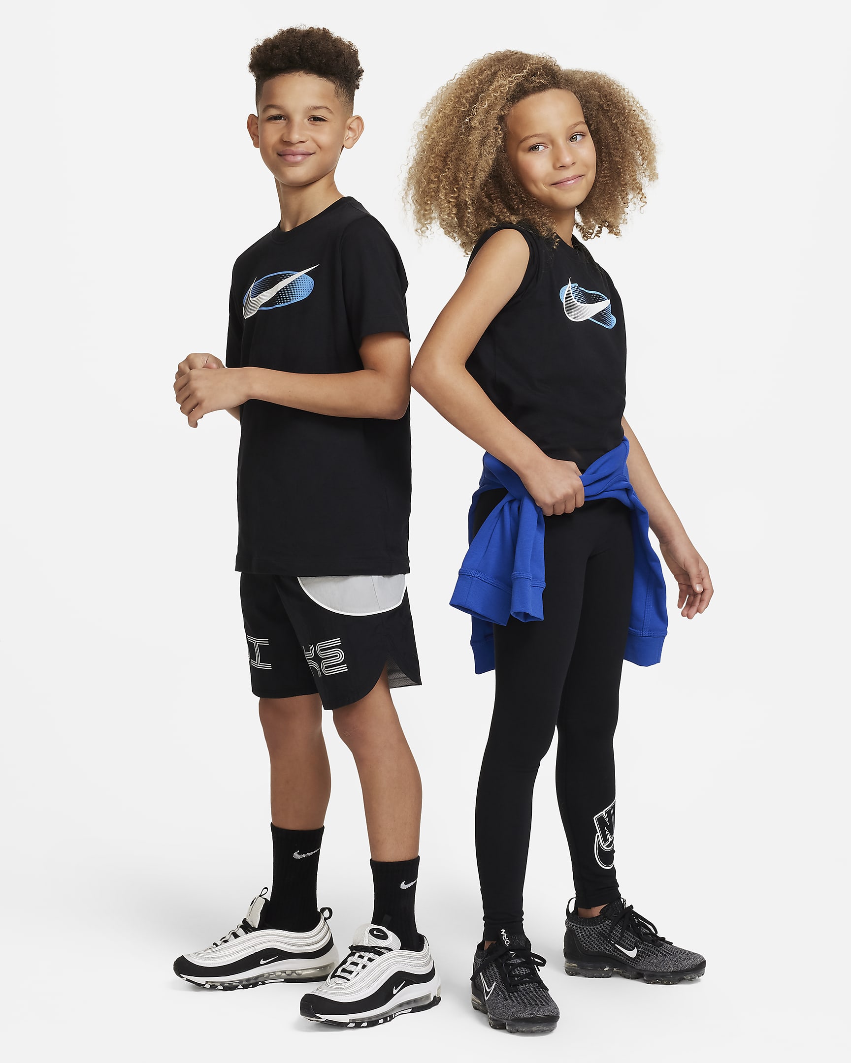 Nike Sportswear T-Shirt für ältere Kinder - Schwarz