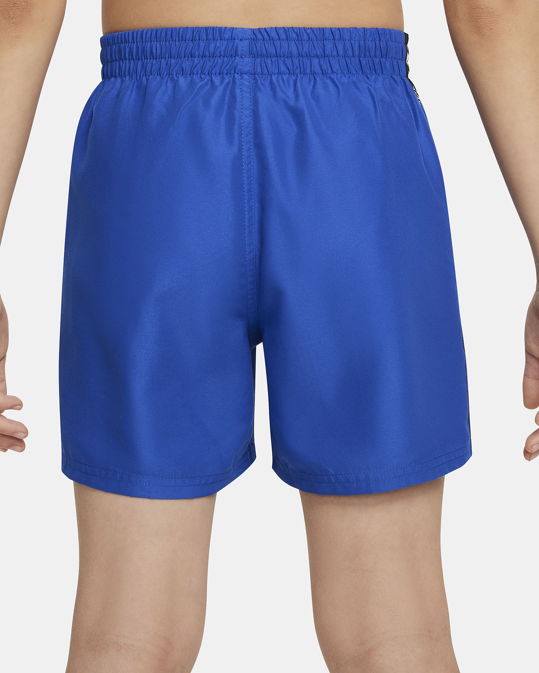 Nike-Volley-badeshorts (10 cm) til større børn (drenge) - Game Royal/sort