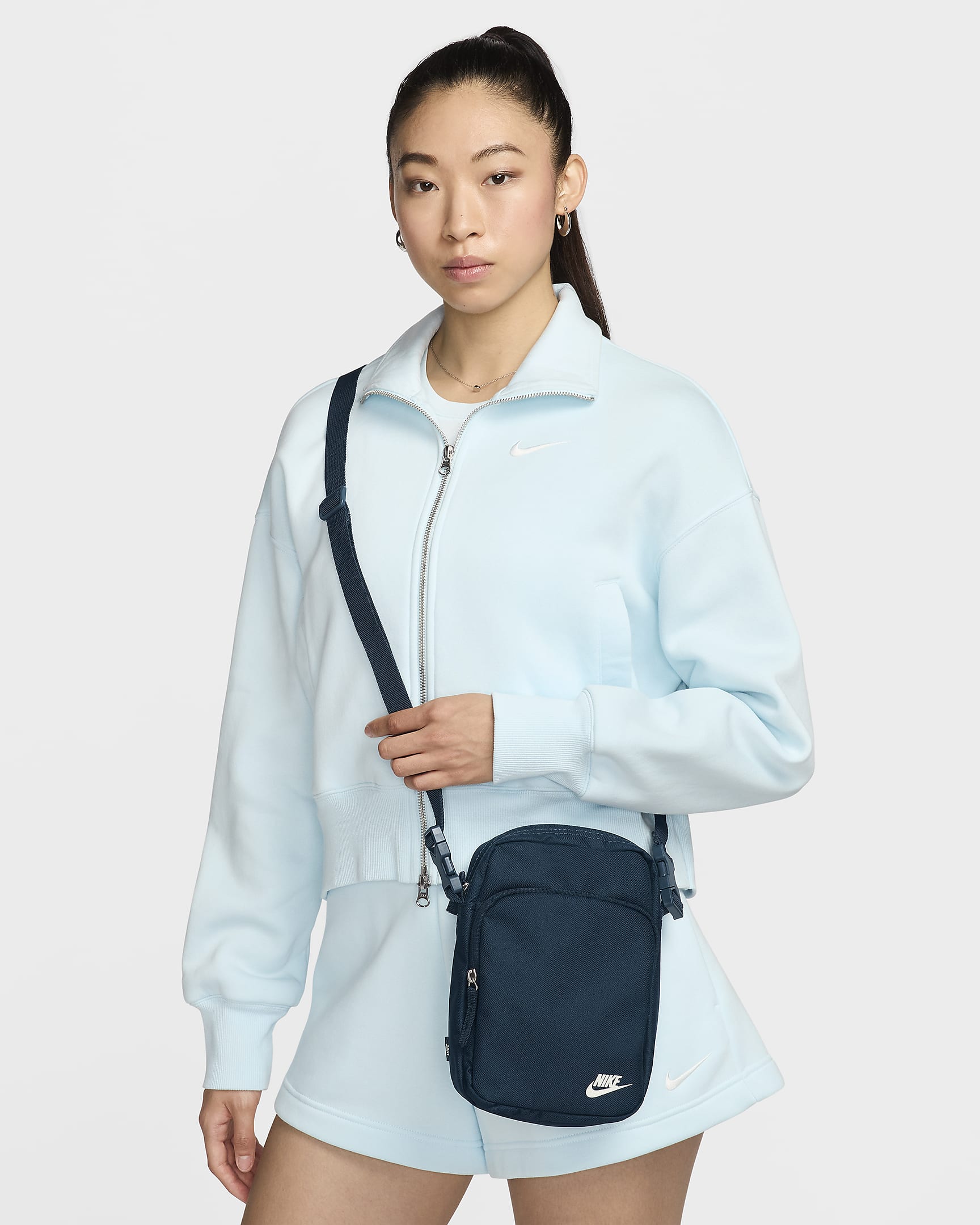 Torba przez ramię Nike Heritage (4 l) - Armory Navy/Armory Navy/Sail