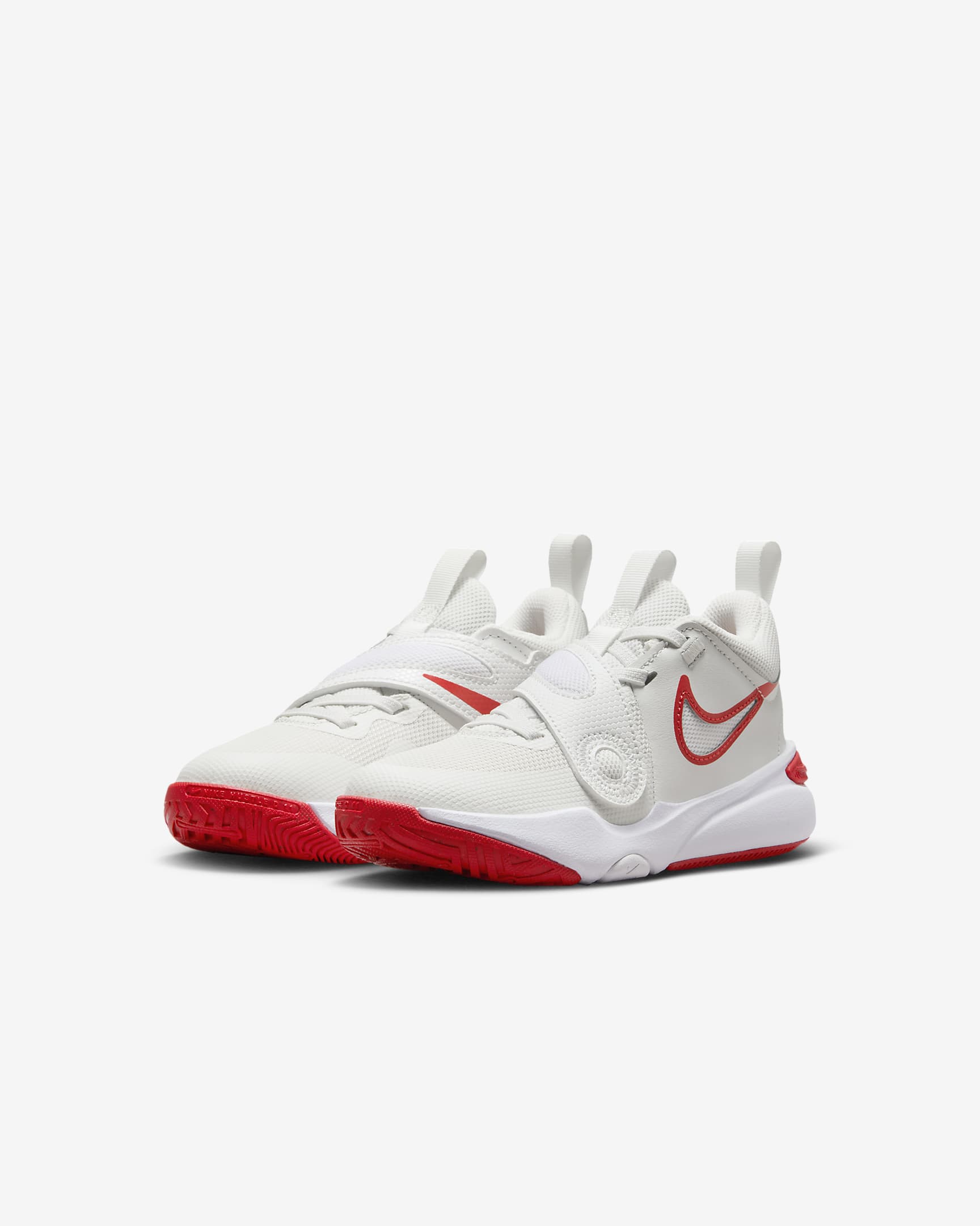 nike team hustle white