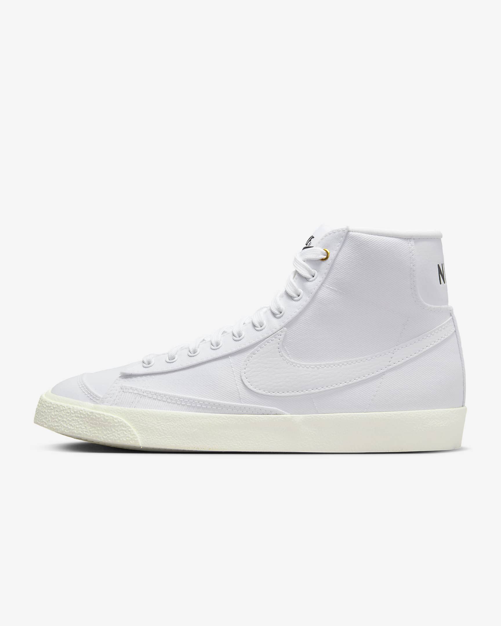 Nike Blazer Mid '77 Canvas Women's Shoes - White/Sail/Black/White