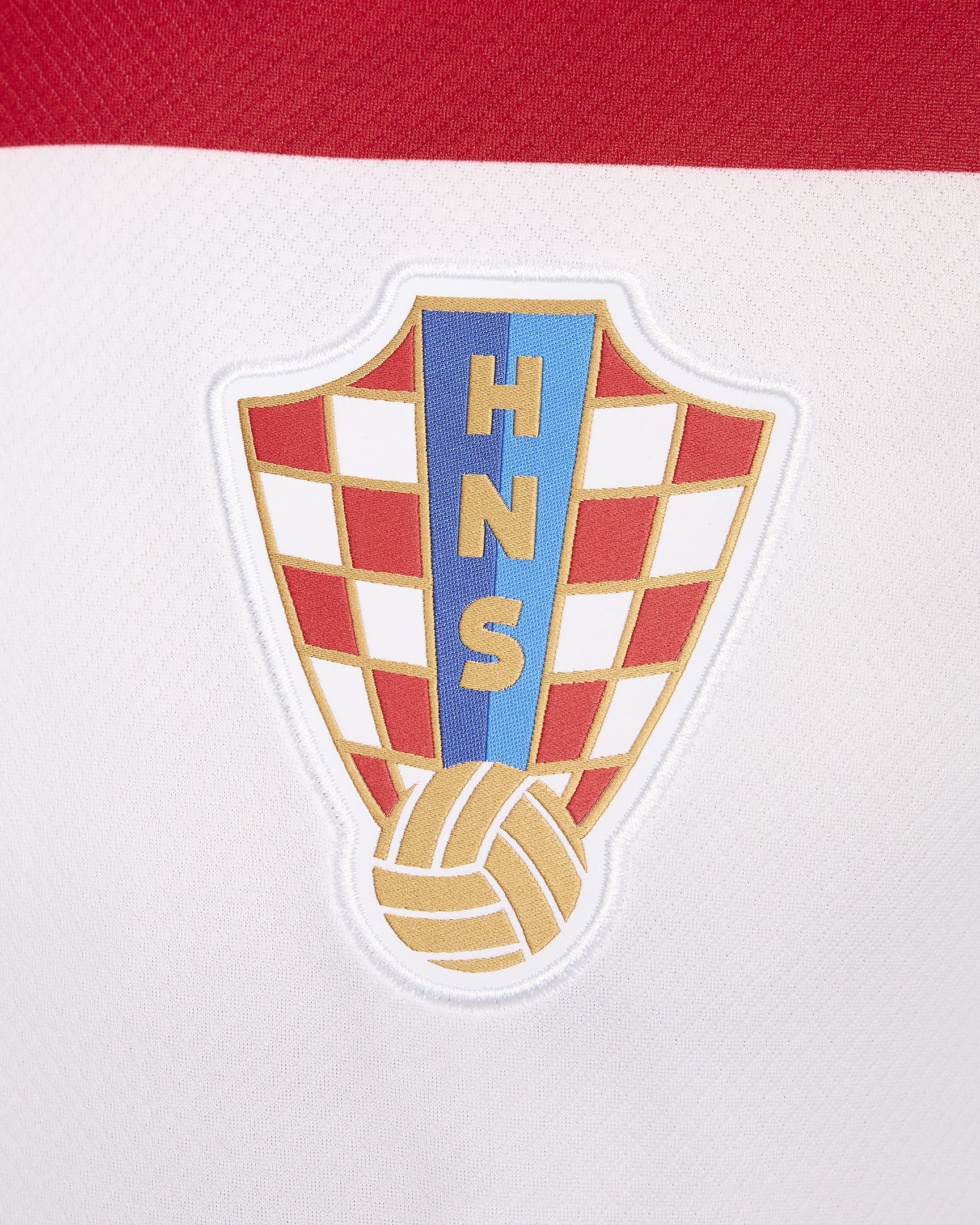 Croatia 2024/25 Stadium Home Men's Nike Dri-FIT Football Replica Shirt - White/University Red/White