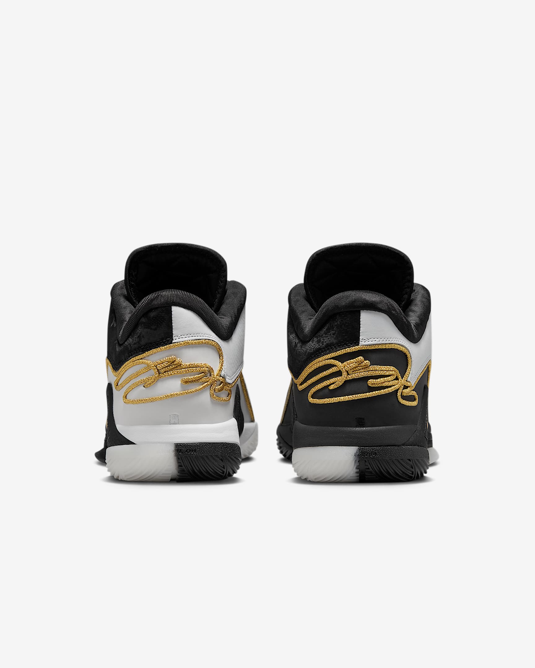 LeBron XXII “Mogul” Basketball Shoes - White/Metallic Gold/Black