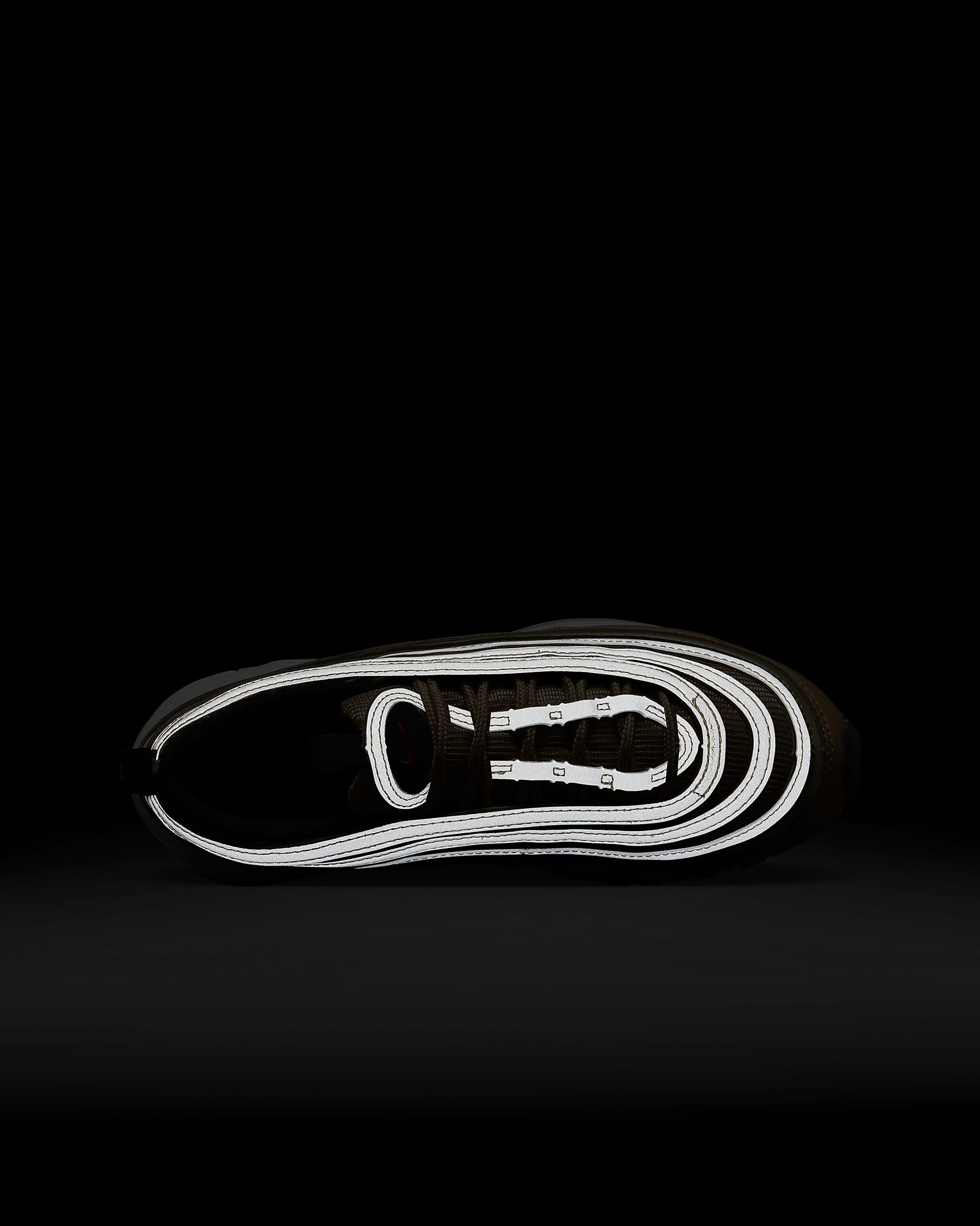 Nike Air Max 97 Big Kids' Shoes - Metallic Gold/Black/White/Varsity Red