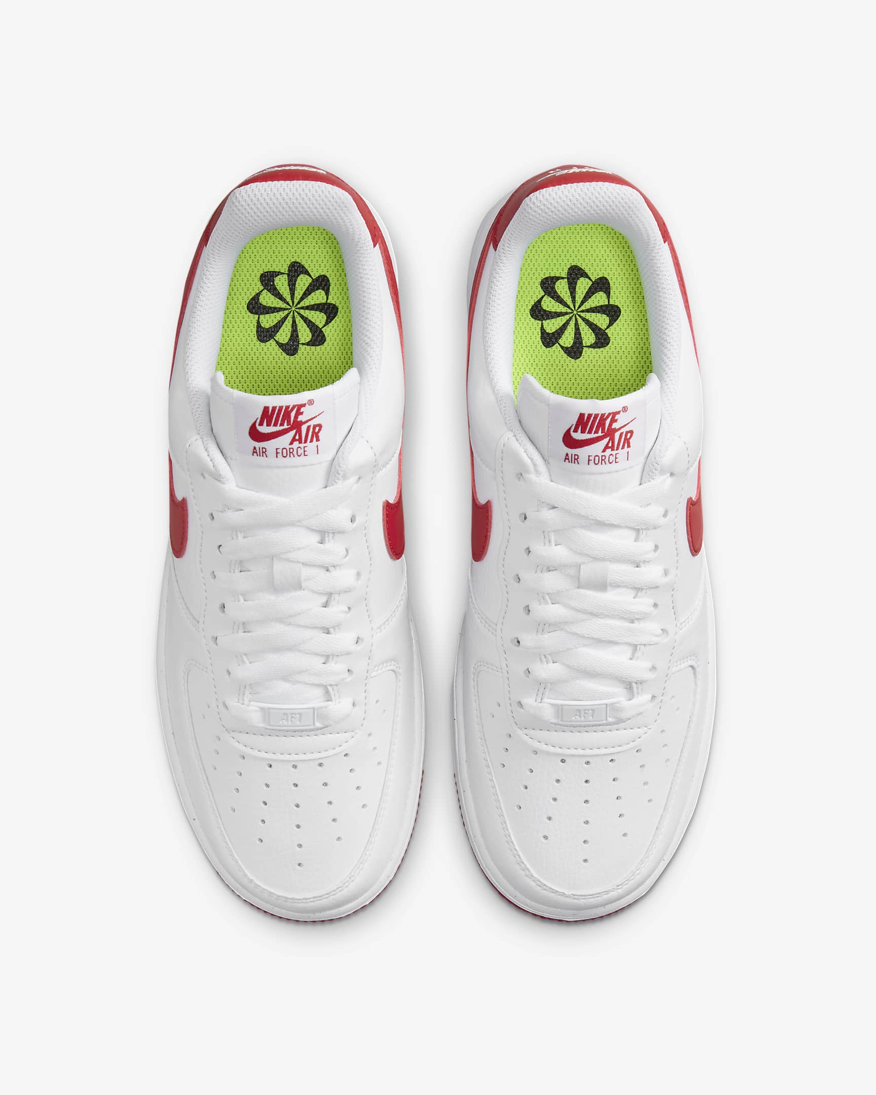 Tenis para mujer Nike Air Force 1 '07 Next Nature - Blanco/Blanco/Volt/Rojo gimnasio