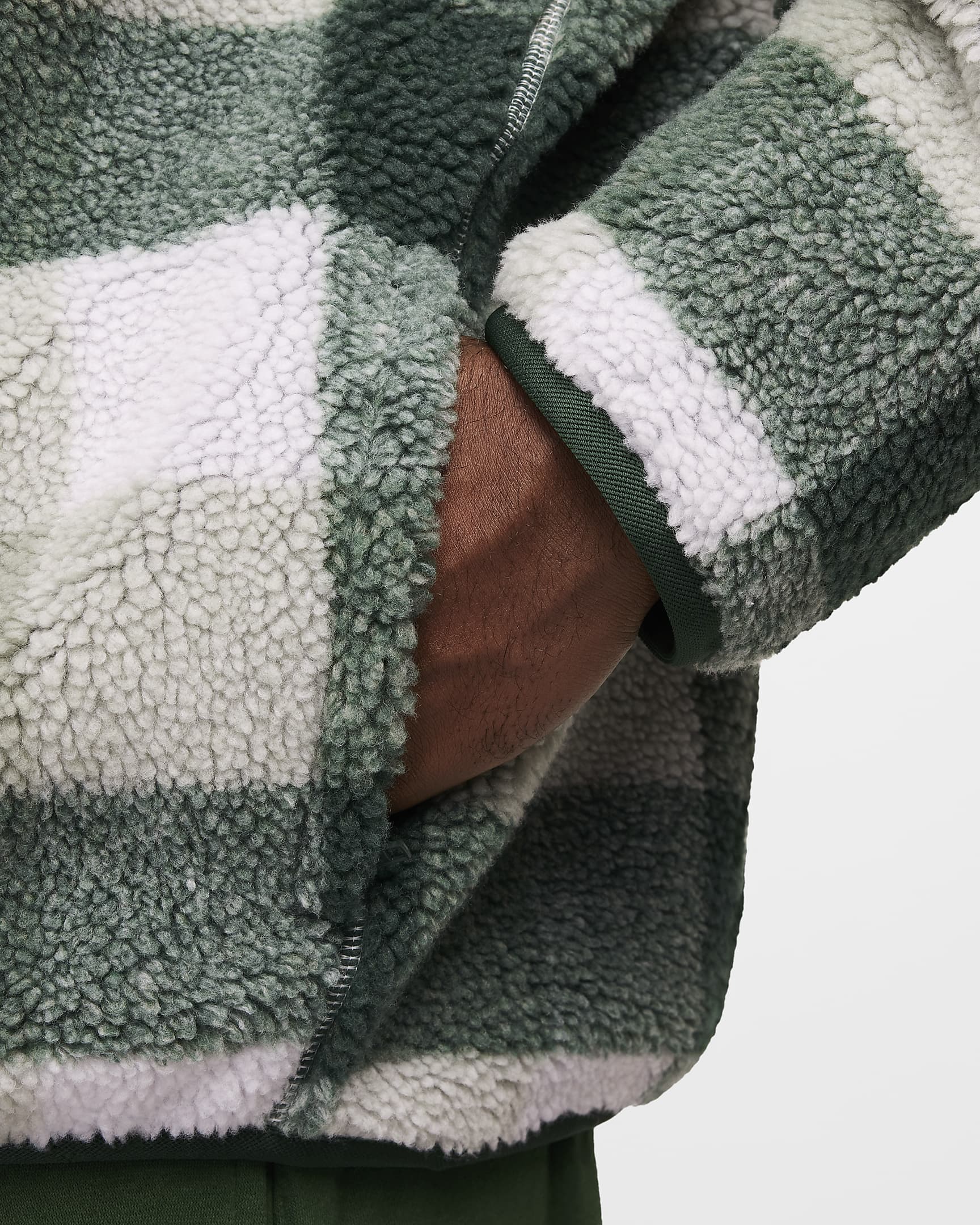 Nike Club Men's Winterized Half-Zip - Fir/Sail/Jade Horizon