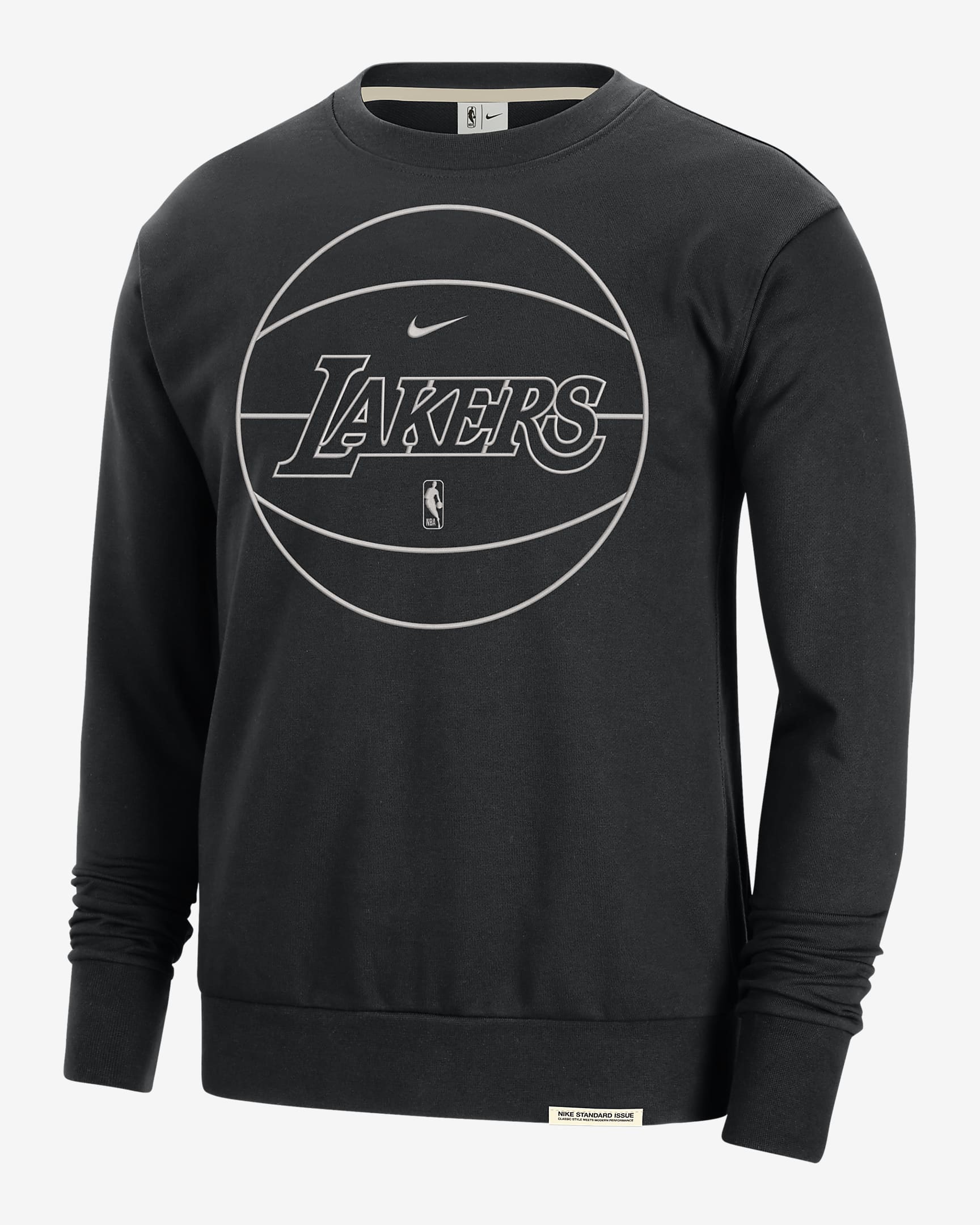 Los Angeles Lakers Standard Issue Men's Nike Dri-FIT NBA Sweatshirt ...