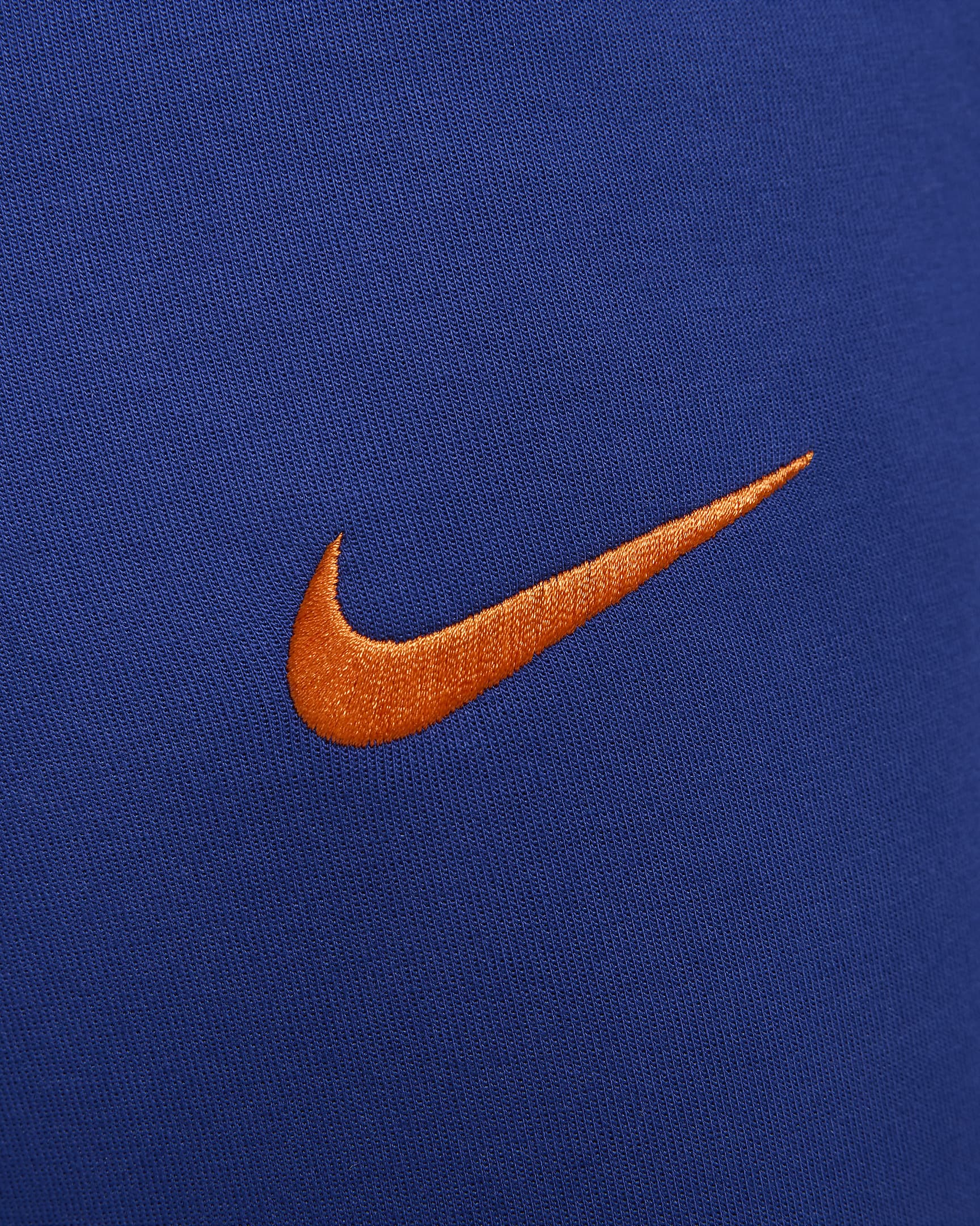 Niederlande Tech Fleece Nike Fußball-Jogger für Herren - Deep Royal Blue/Safety Orange