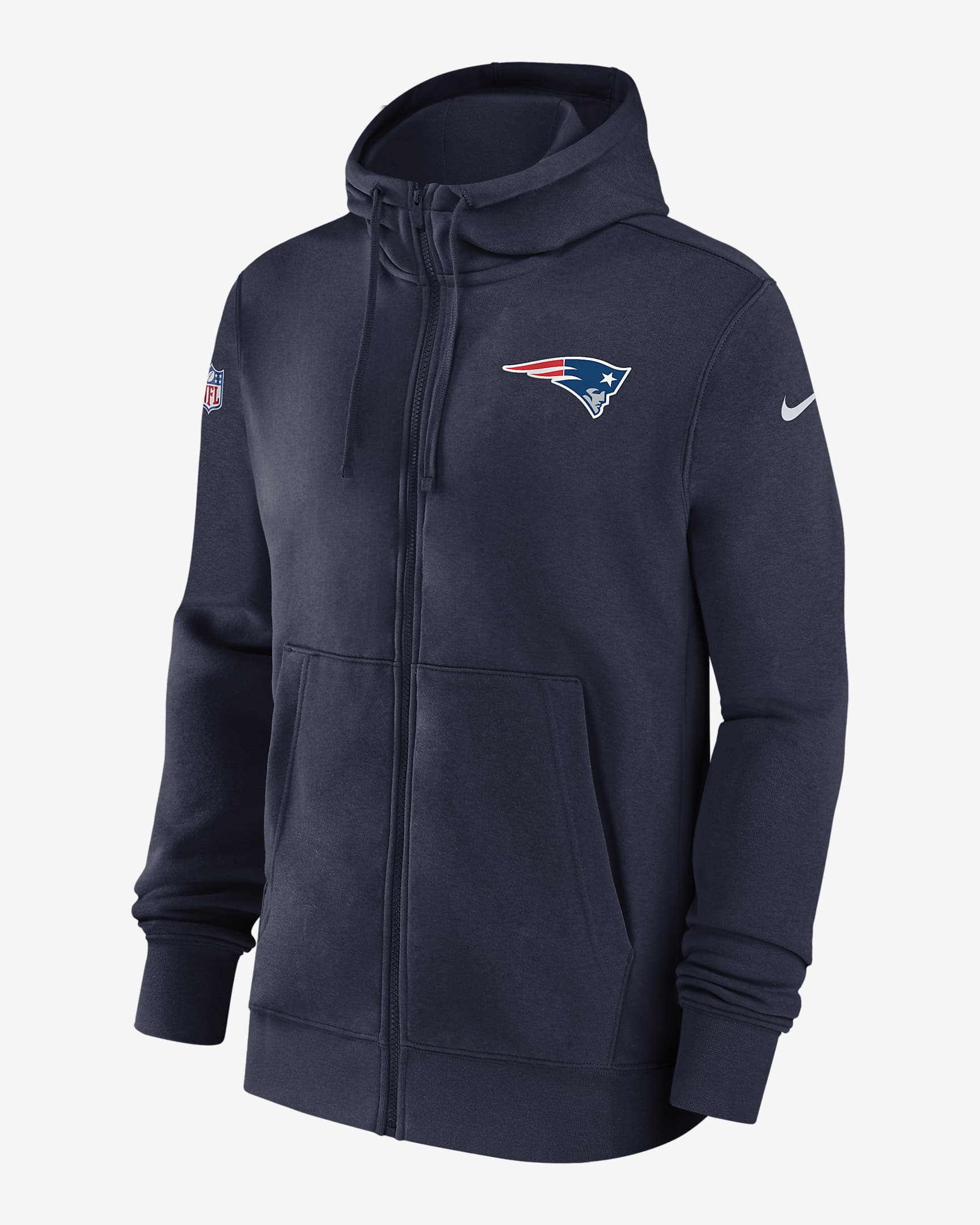 New England Patriots Sideline Club Men’s Nike NFL Full-Zip Hoodie. Nike.com
