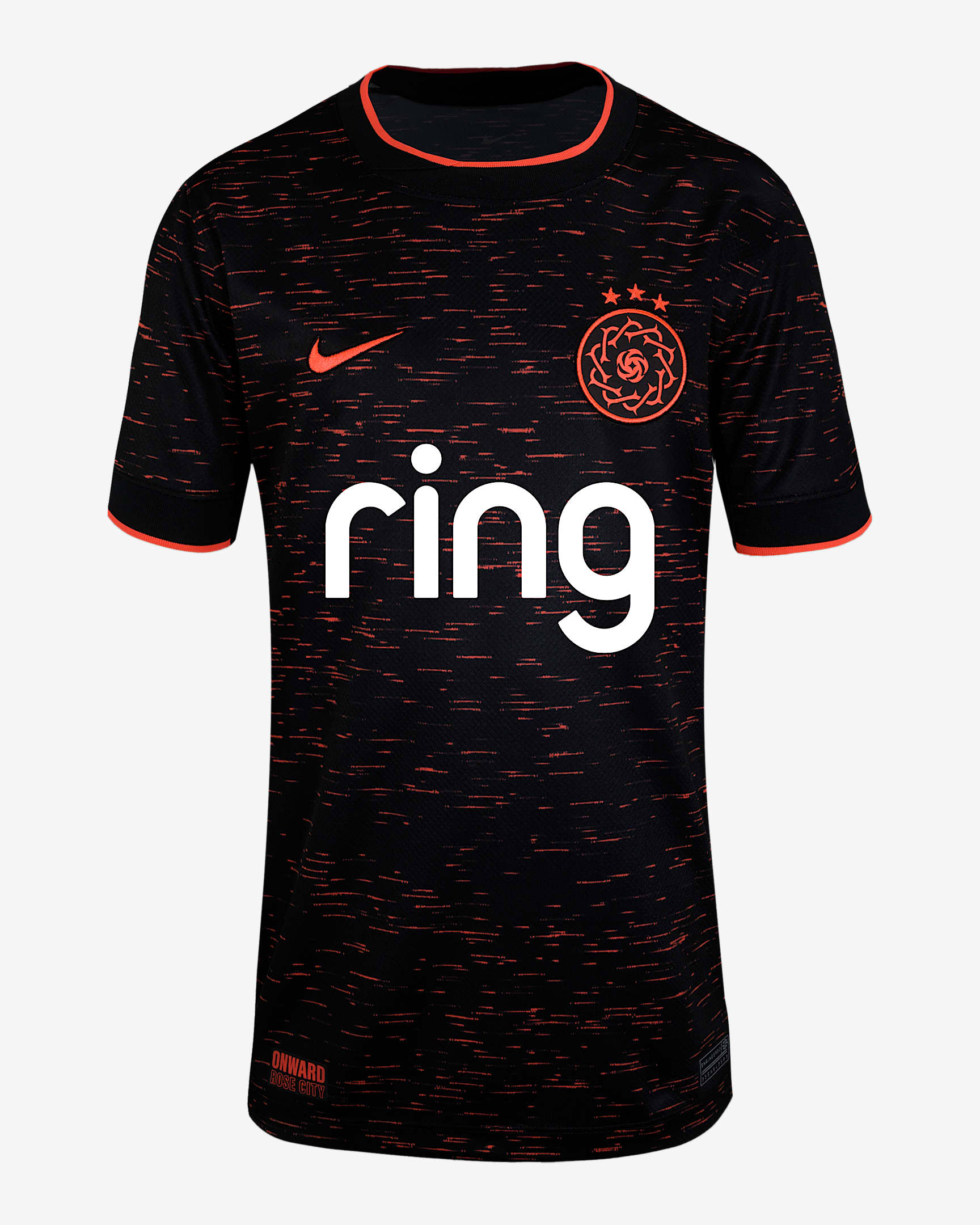 Jersey Nike Dri-FIT de la NWSL Replica Sophia Wilson Portland Thorns FC visitante 2025 Stadium para niños talla grande - Negro