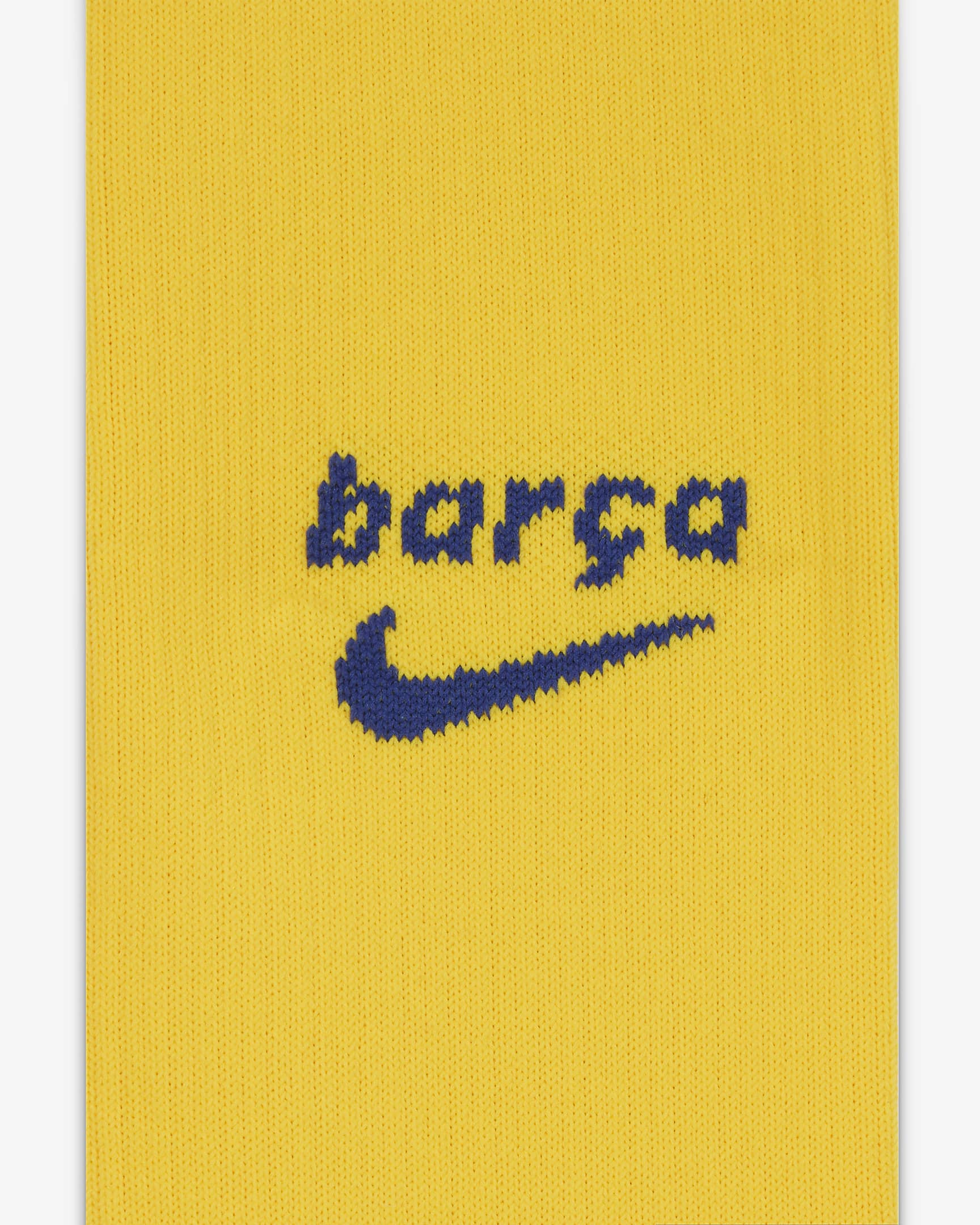 FC Barcelona Strike (fjerdedrakt) knestrømper til fotball (1 par) - Amarillo/Deep Royal Blue