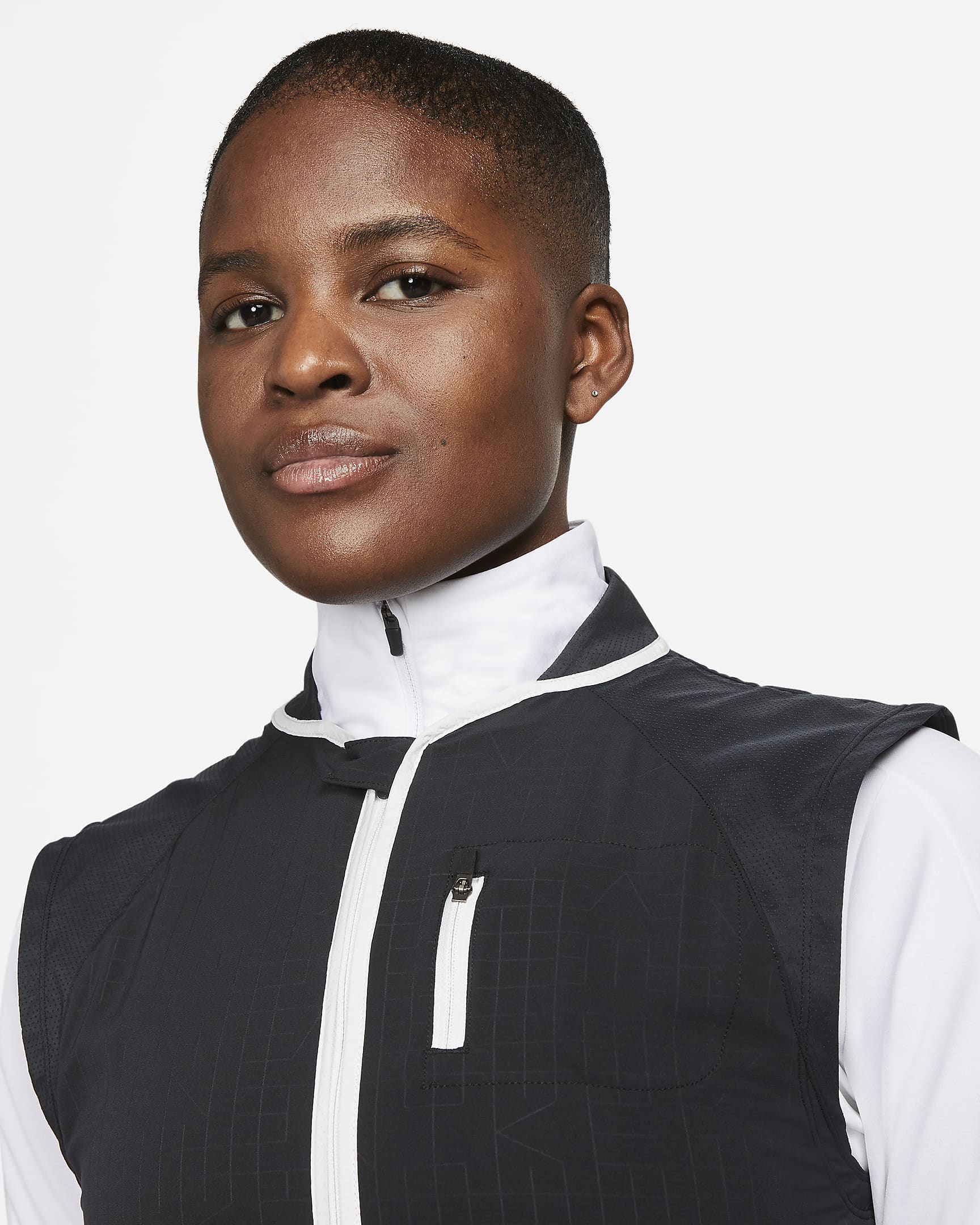 womens nike running gilet