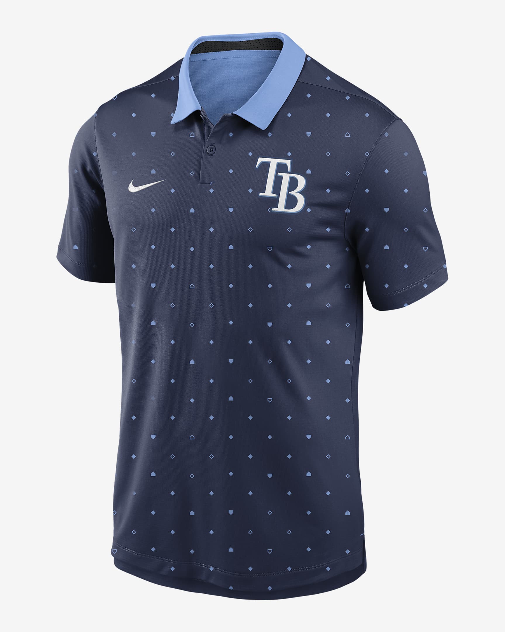 Tampa Bay Rays Legacy Icon Vapor Men's Nike Dri-FIT MLB Polo - Navy