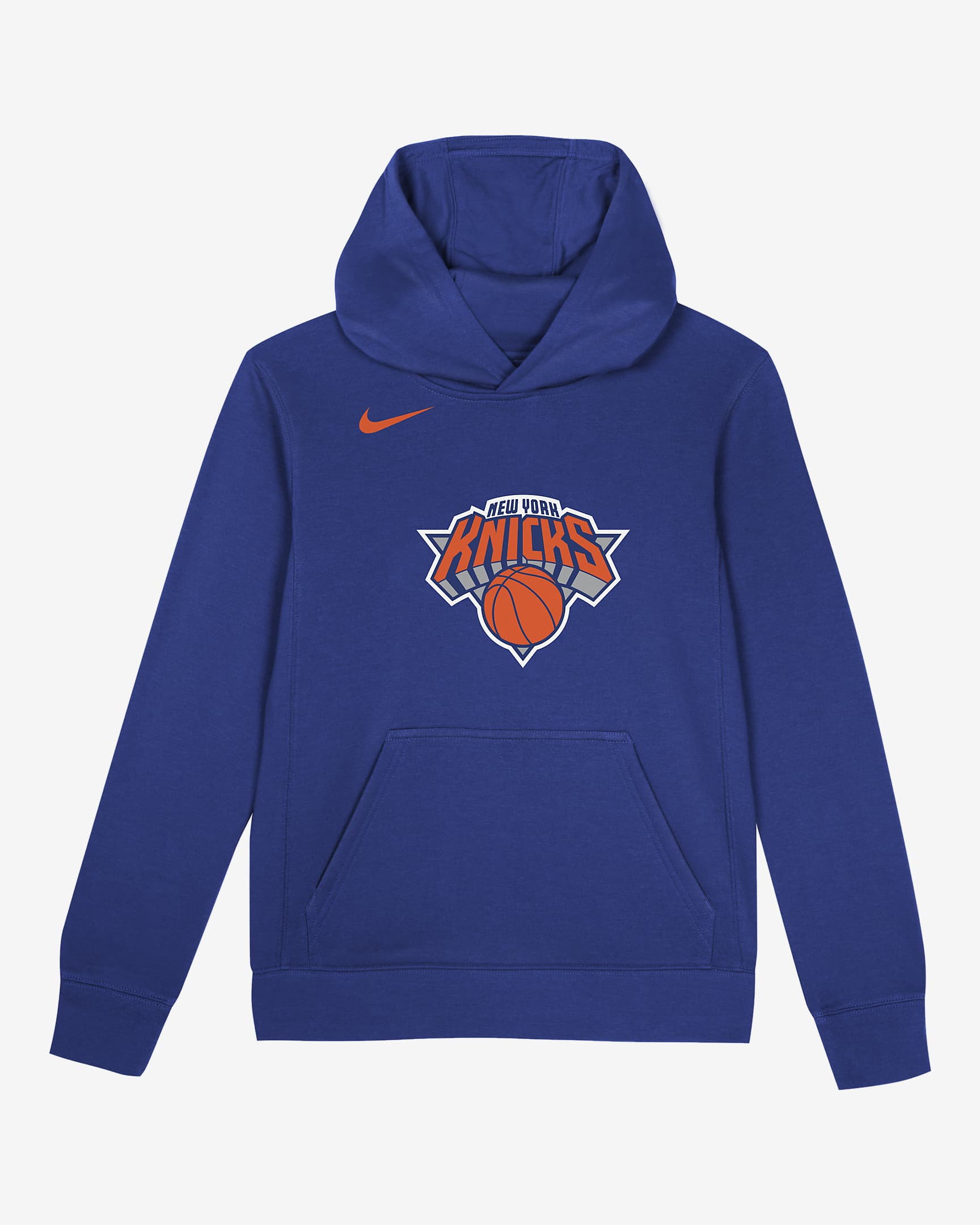 New York Knicks Club Big Kids' Nike NBA Pullover Hoodie.