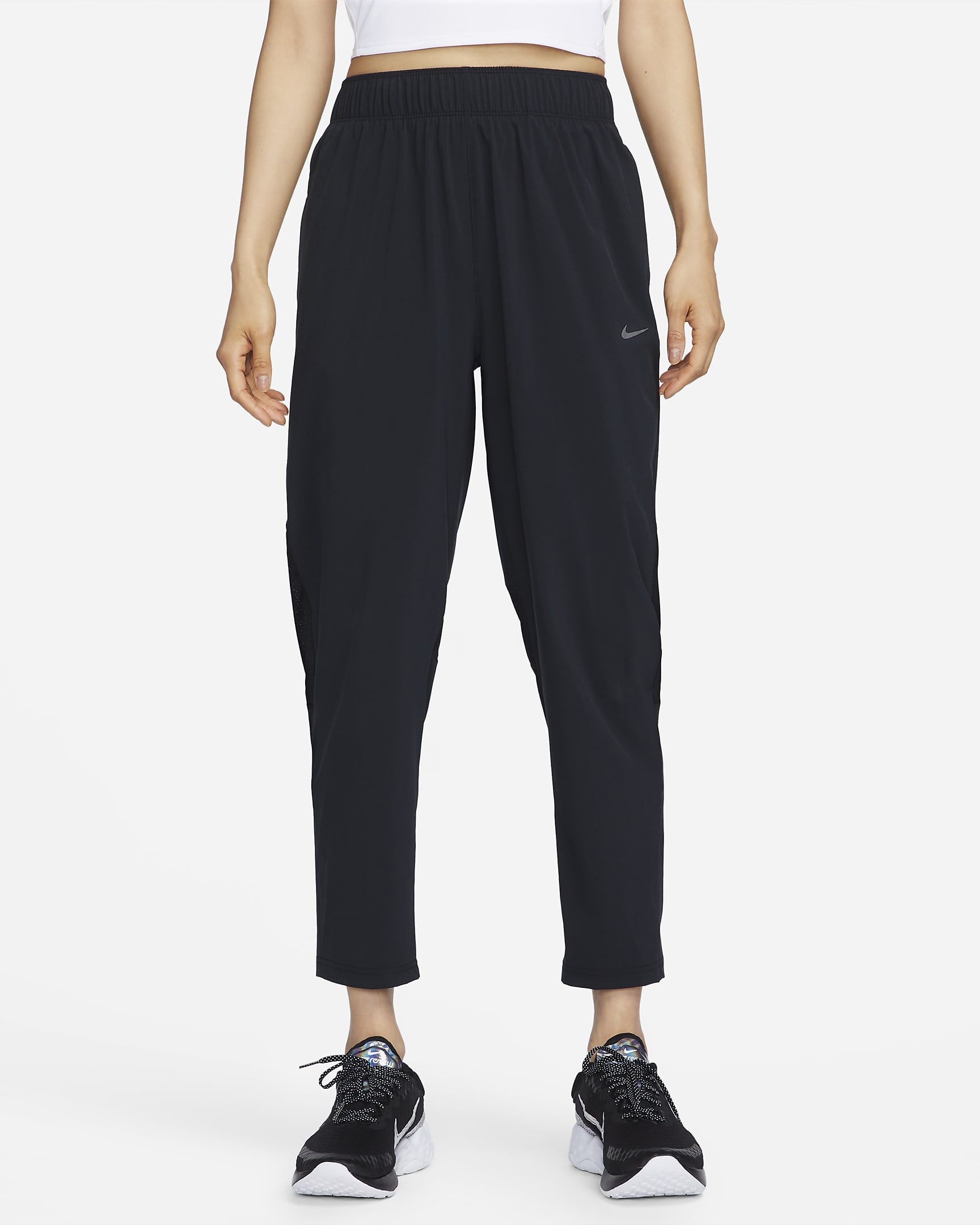 Nike Dri-FIT Fast Women's Mid-Rise 7/8 Running Pants - Black