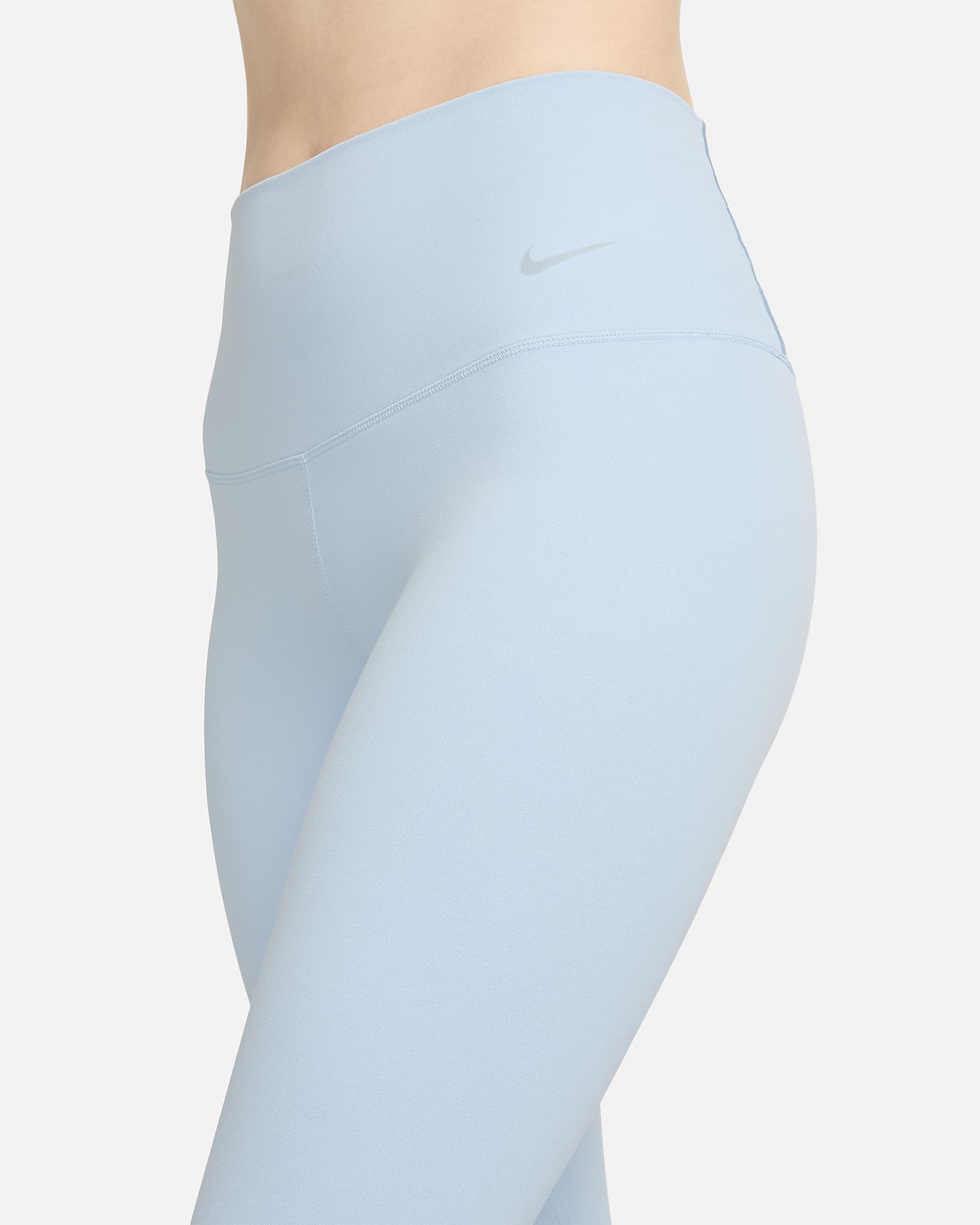 Nike Zenvy Women's Gentle-Support High-Waisted Full-Length Leggings - Light Armoury Blue/Black