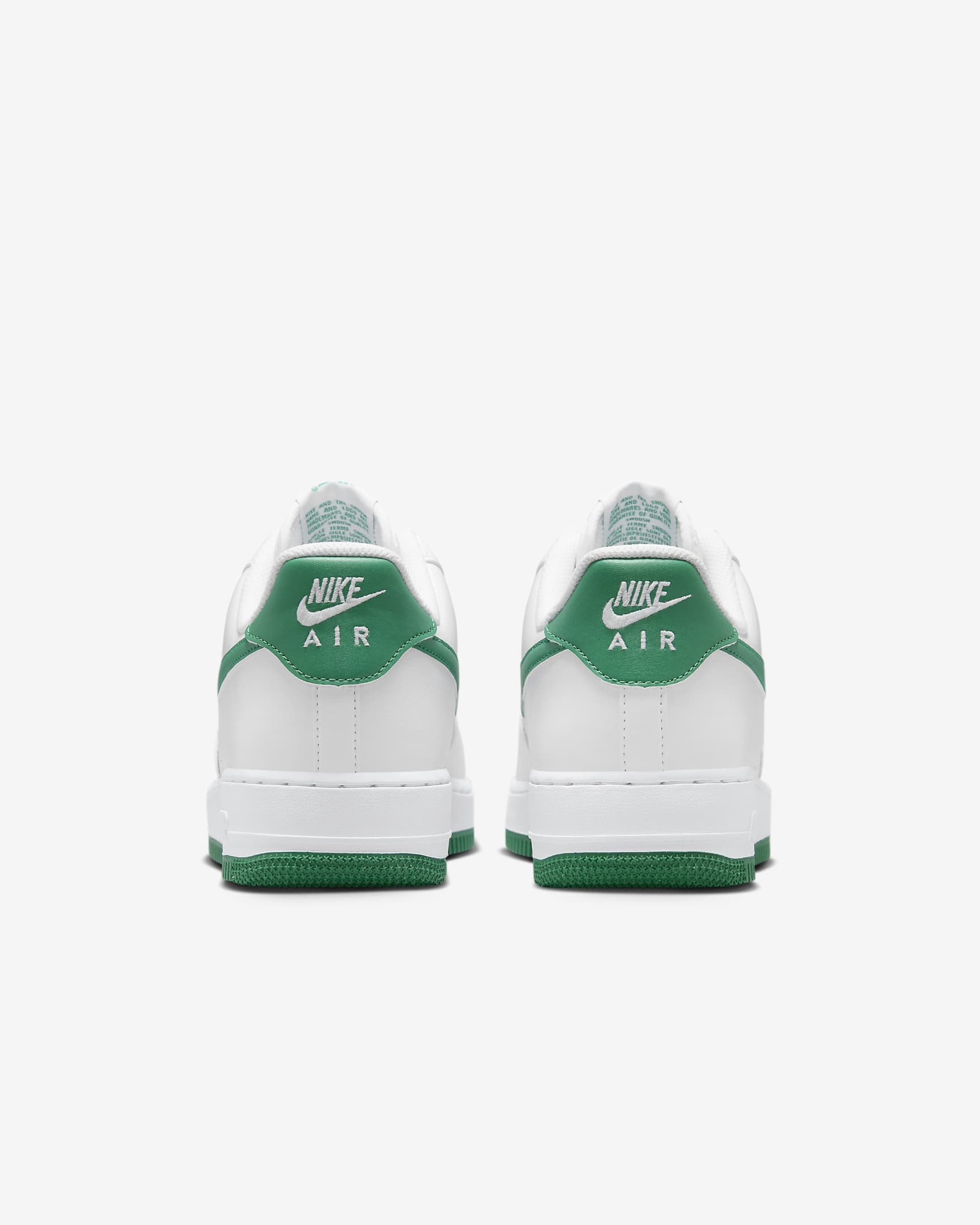 Nike Air Force 1 '07 Men's Shoes - White/White/Malachite