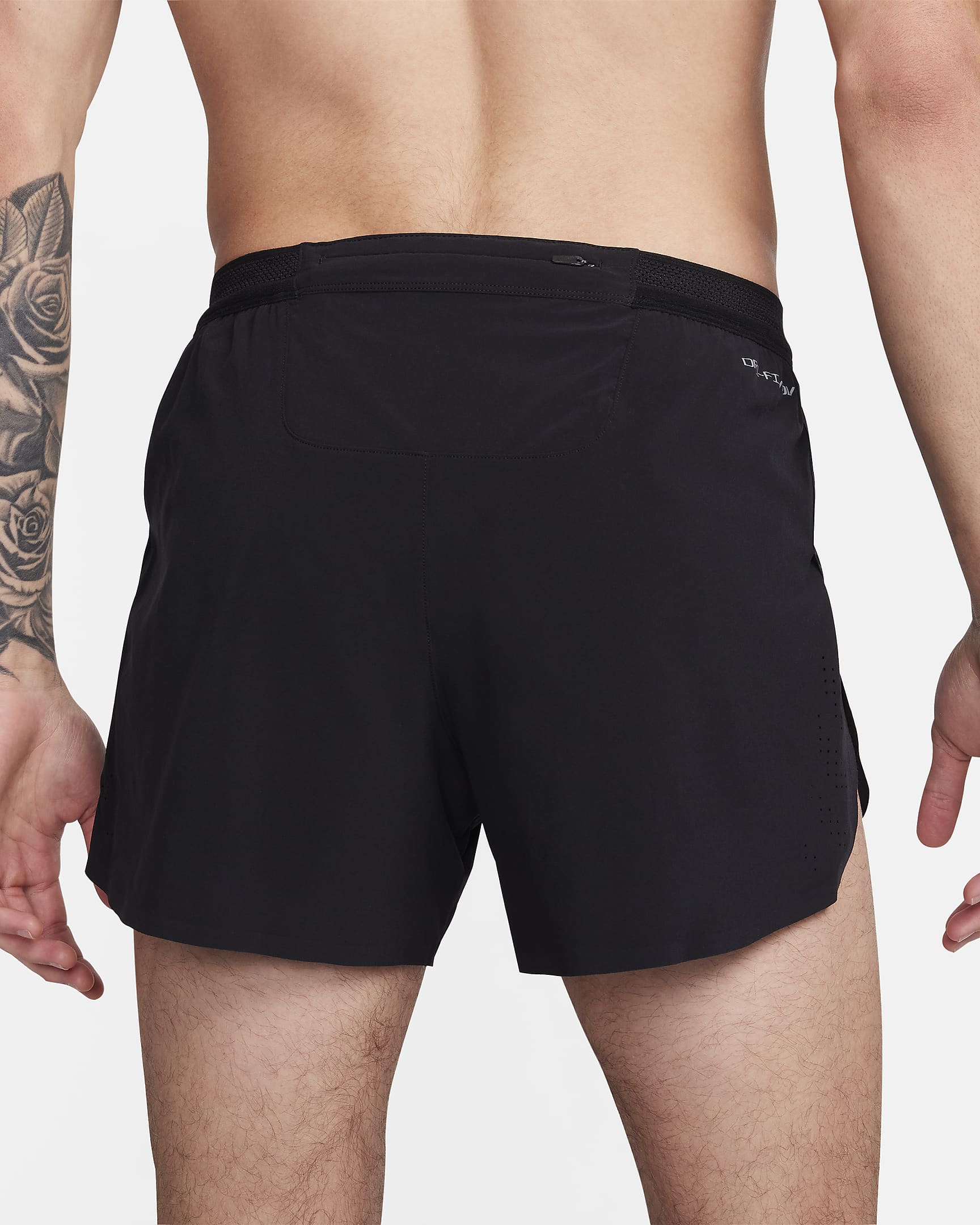 Nike AeroSwift Dri-FIT ADV-Laufshorts mit Innenslip für Herren (ca. 10 cm) - Schwarz/Summit White