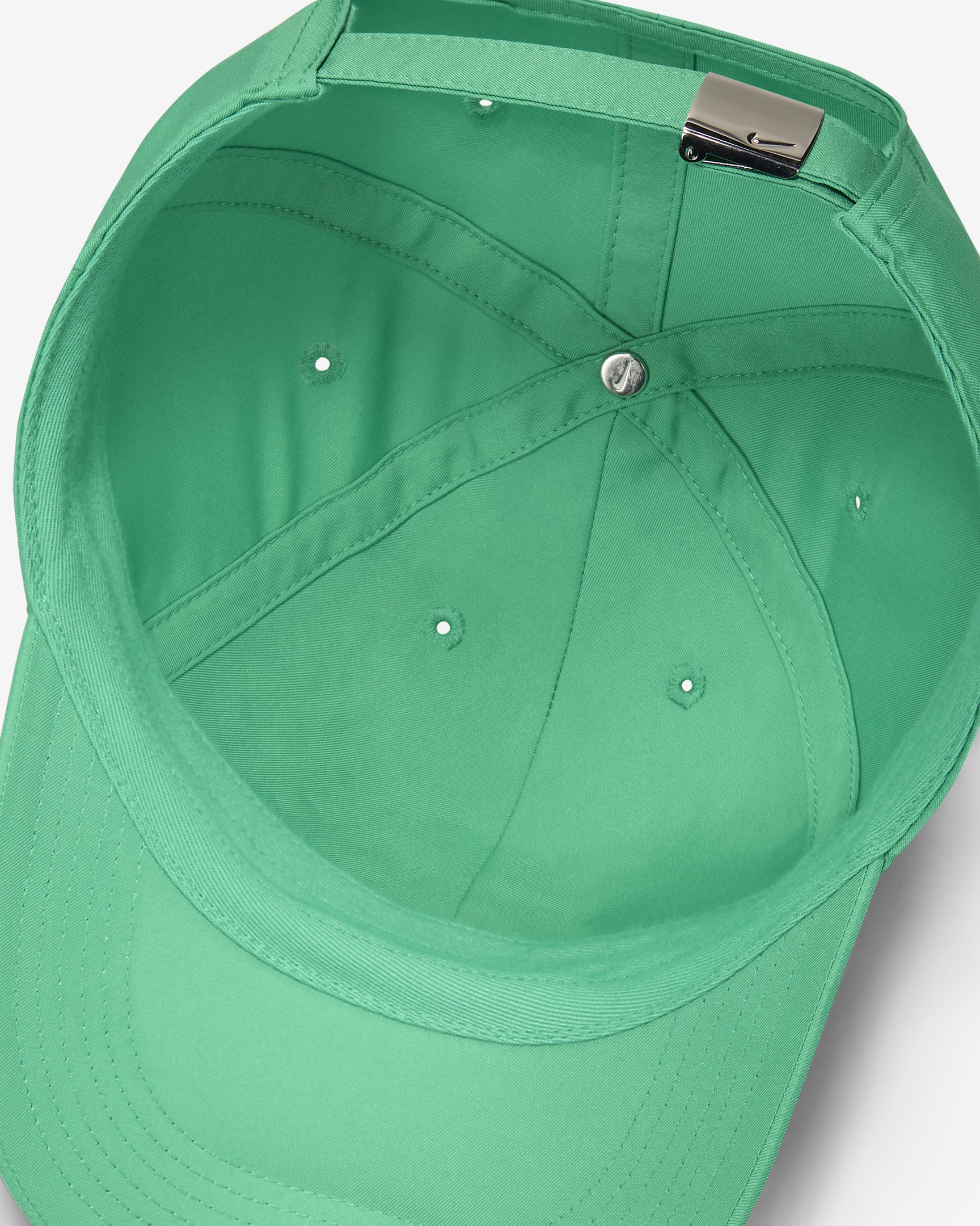 Nike Dri-FIT Club Kids' Unstructured Metal Swoosh Cap - Stadium Green