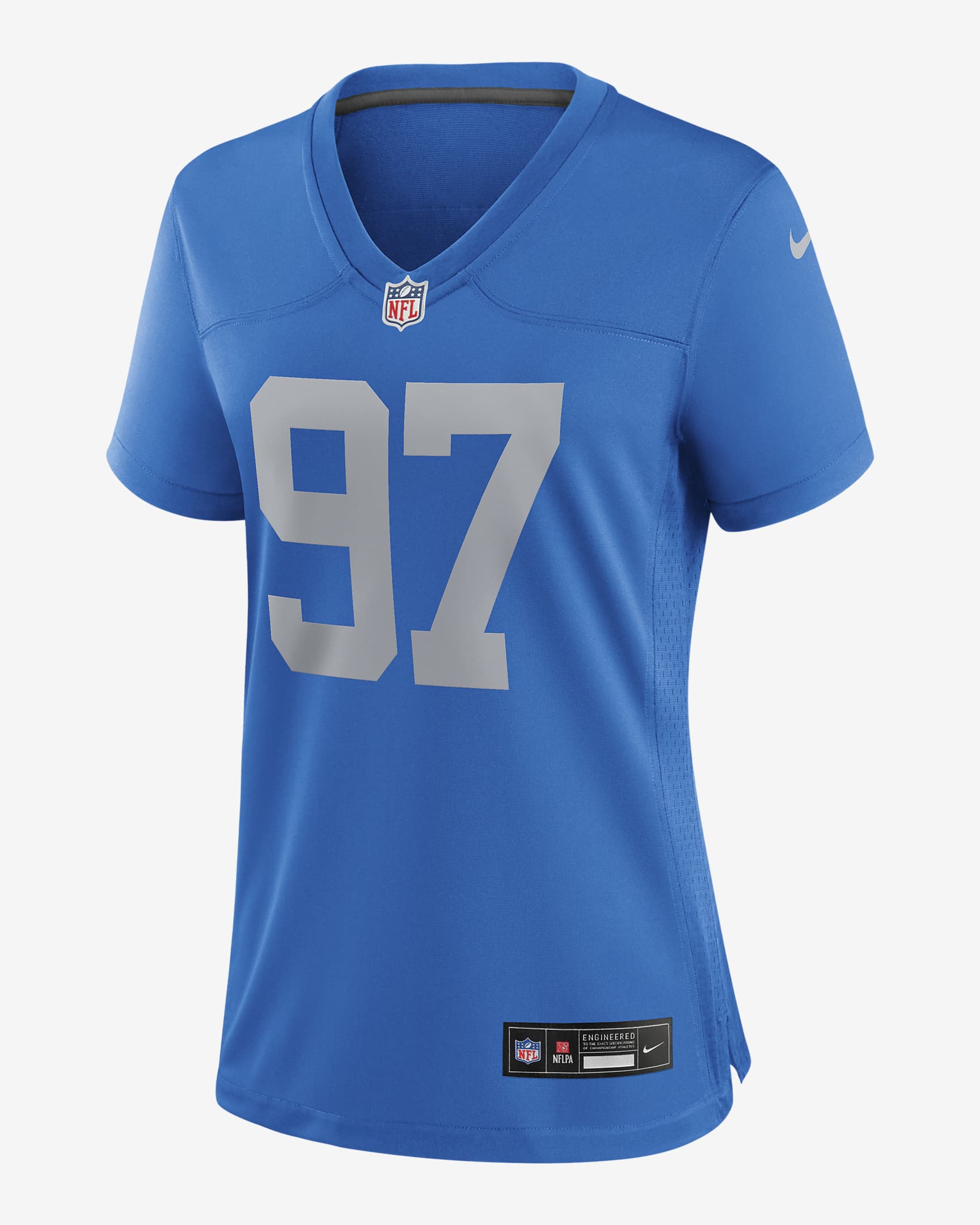 Aidan Hutchinson Detroit Lions Women's Nike NFL Game Football Jersey - Blue