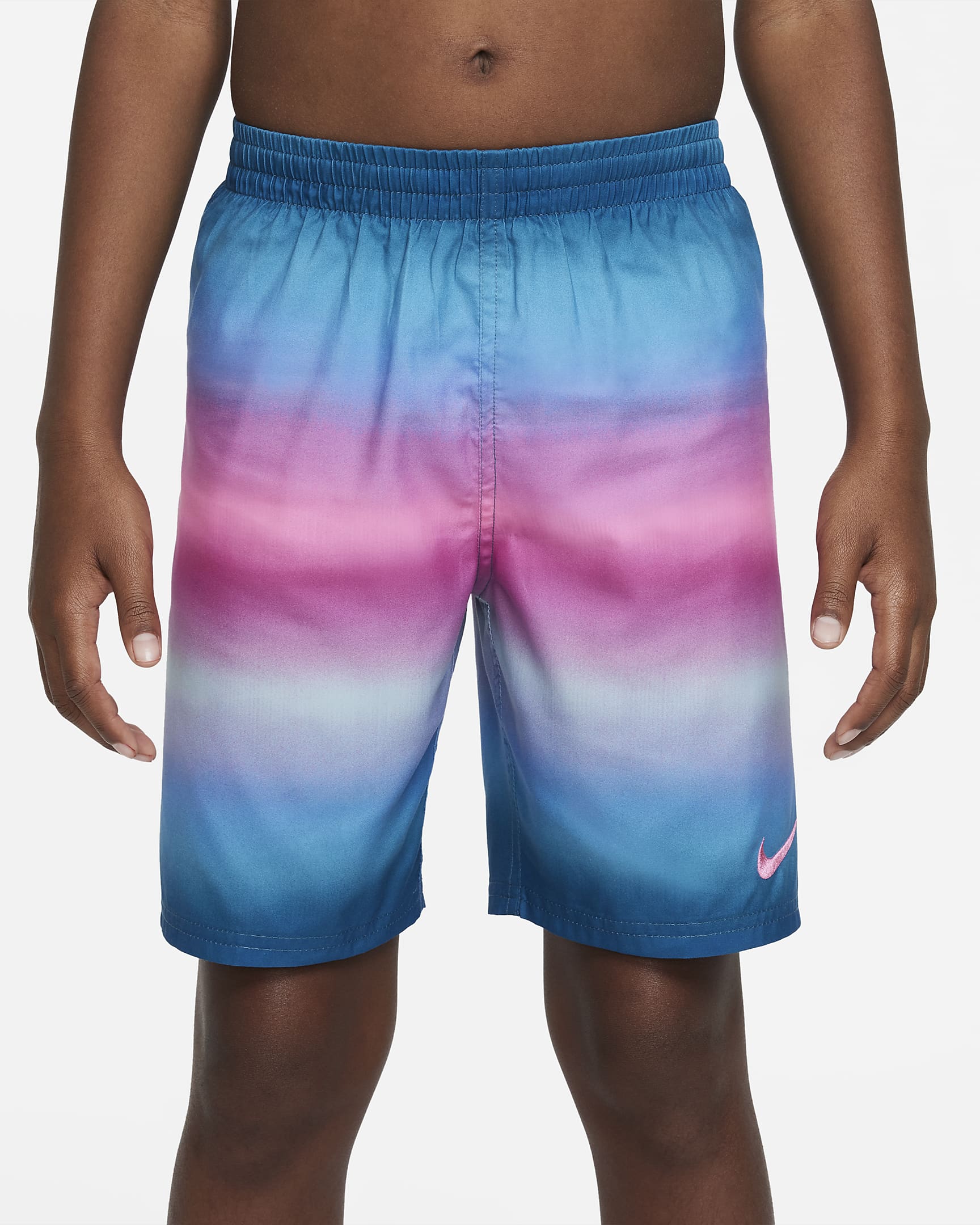 Nike Big Kids' (Boys') 7" Swim Volley Shorts - Blue Lightning