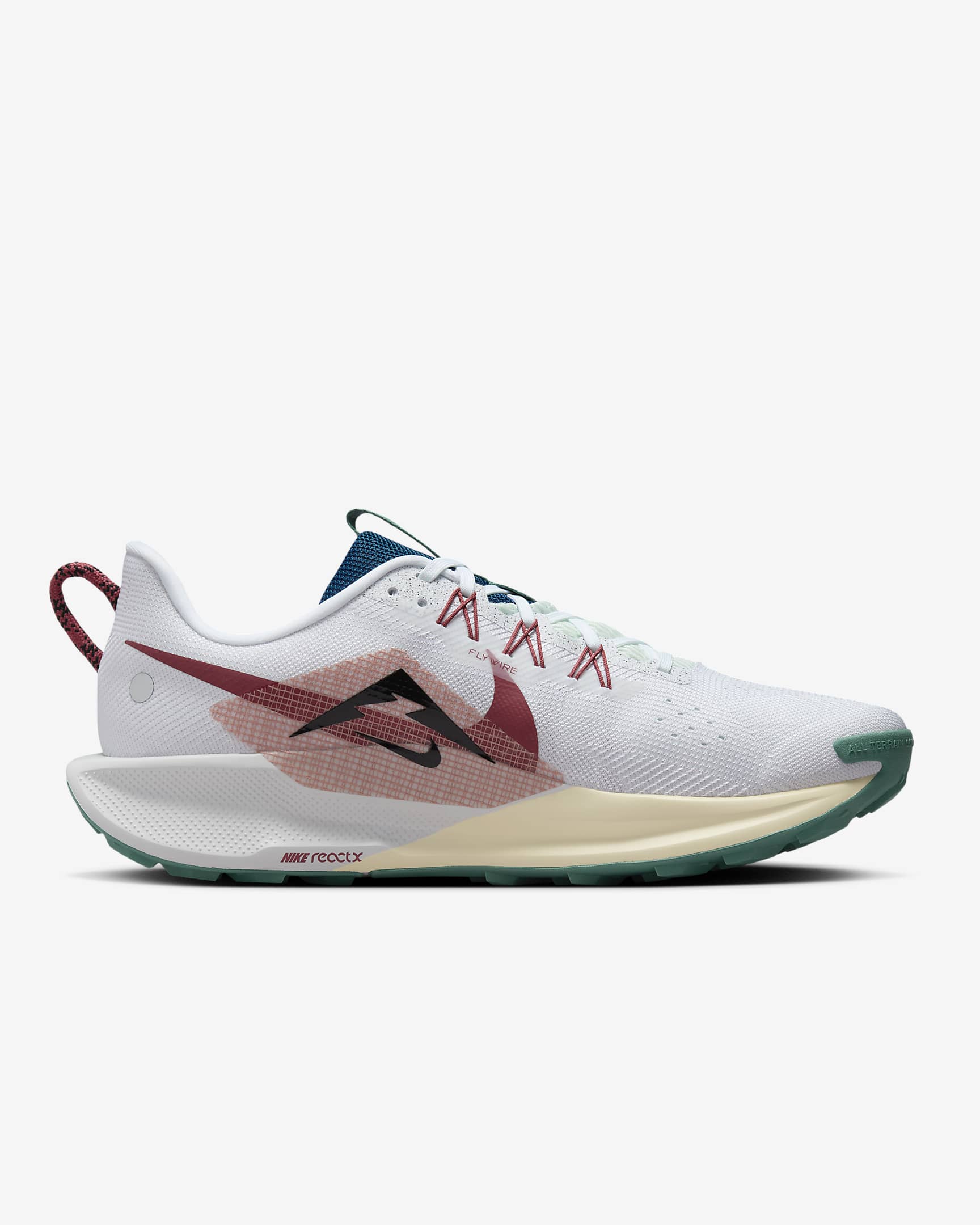 Nike Pegasus Trail 5-trailløbesko til mænd - hvid/Court Blue/Cedar/sort