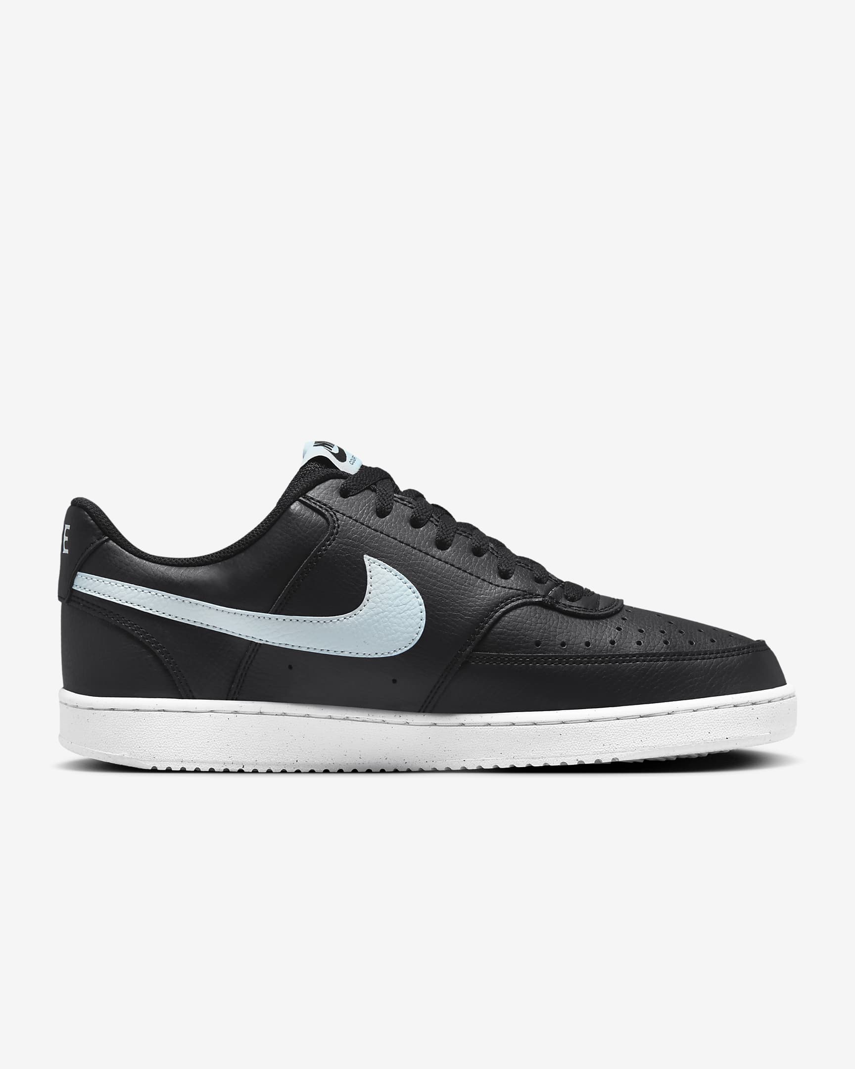 Nike Court Vision Low Next Nature Men's Shoes - Black/White/Glacier Blue