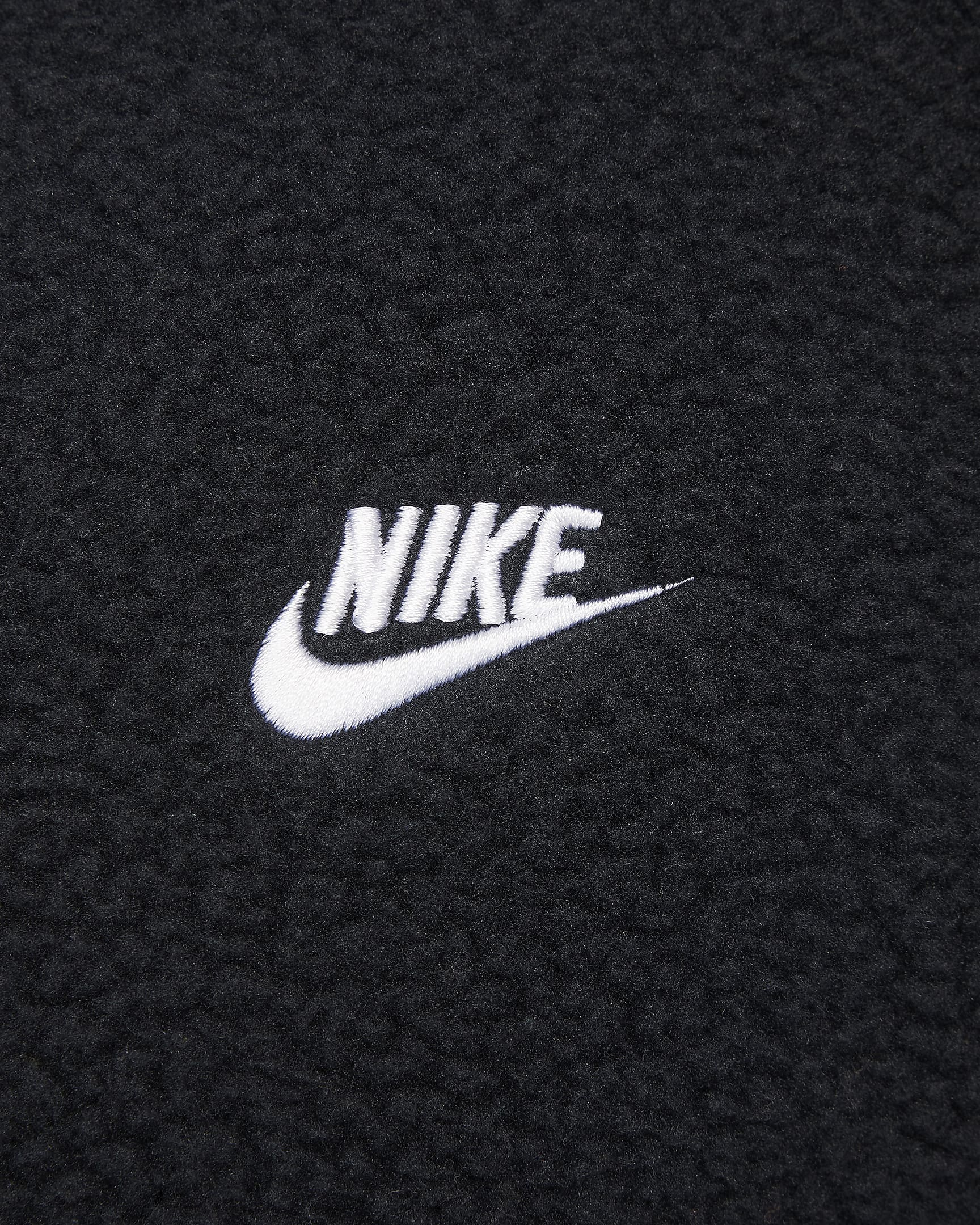 Nike Sportswear Club Men's Fleece Jacket - Black/White